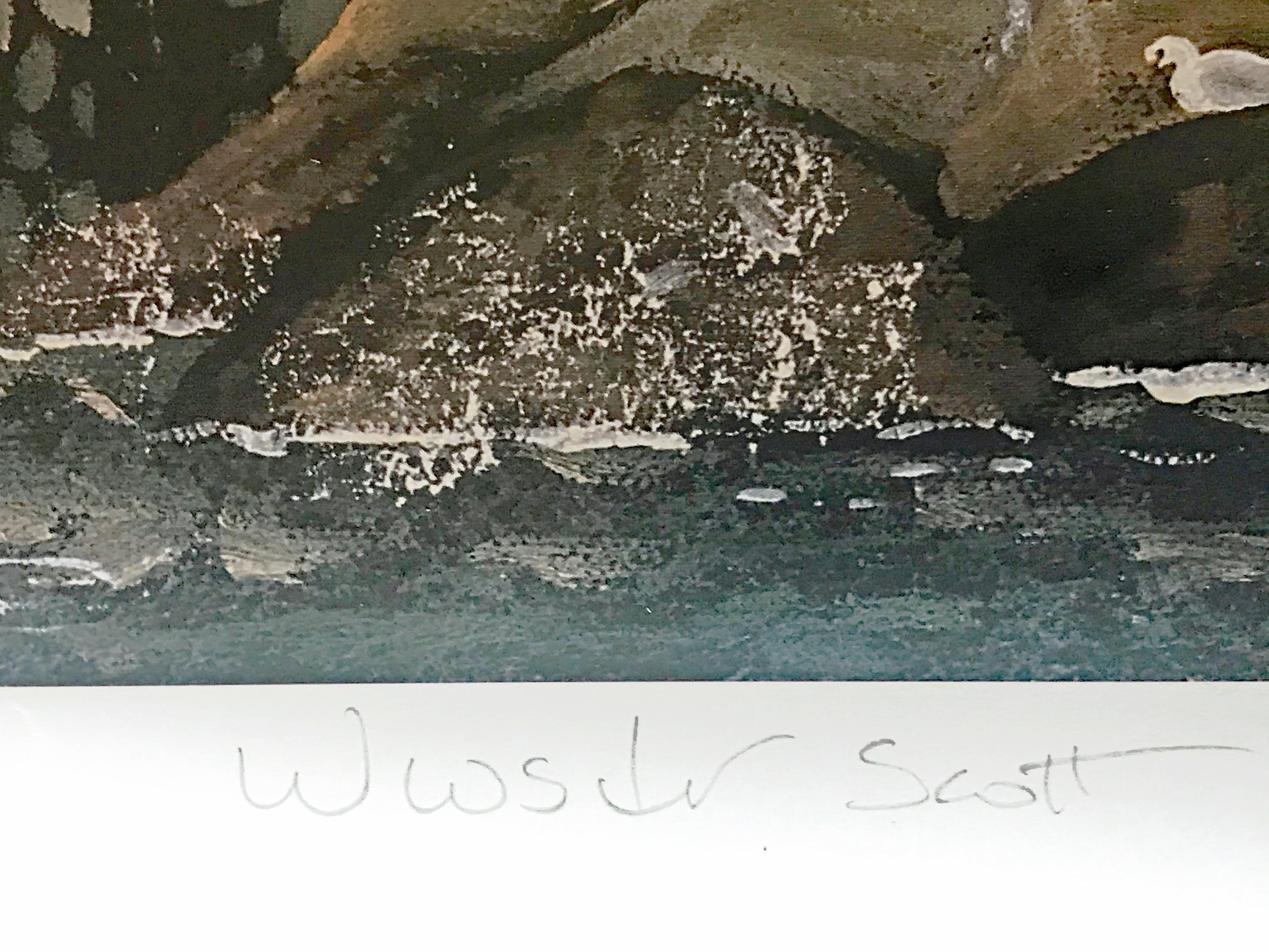 Waterfront Day Dreams Jane Wooster Scott Lithograph Print Artist Hand Signed and Numbered