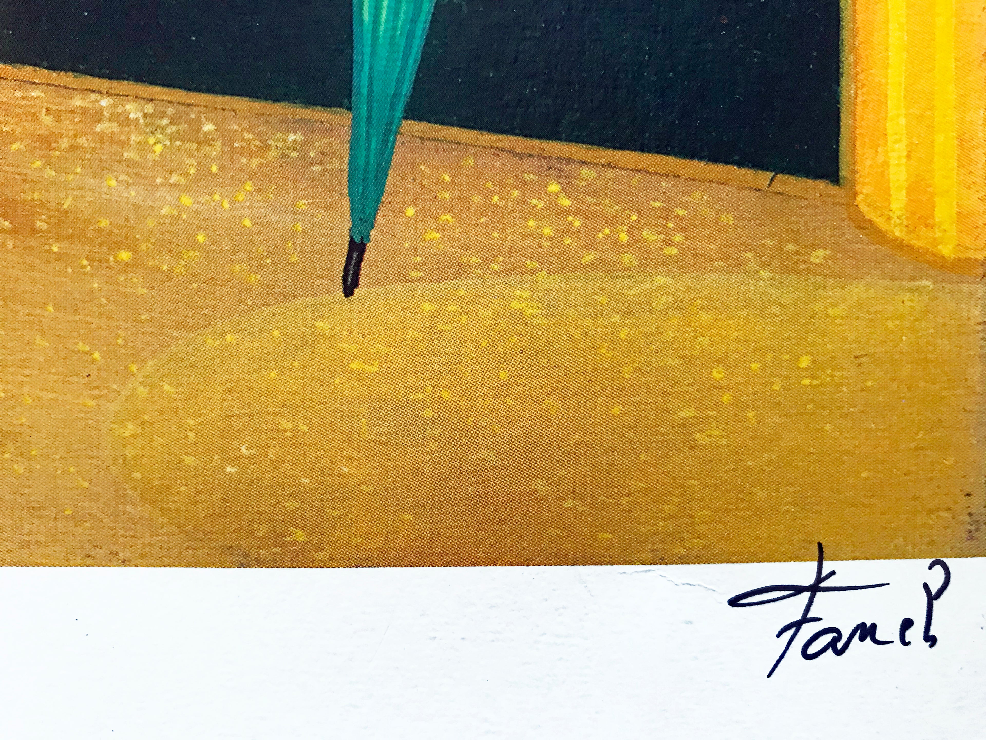 Interior with Abstract Fanch Ledan Artist Proof Seriolithograph Print Artist Signed and AP Numbered