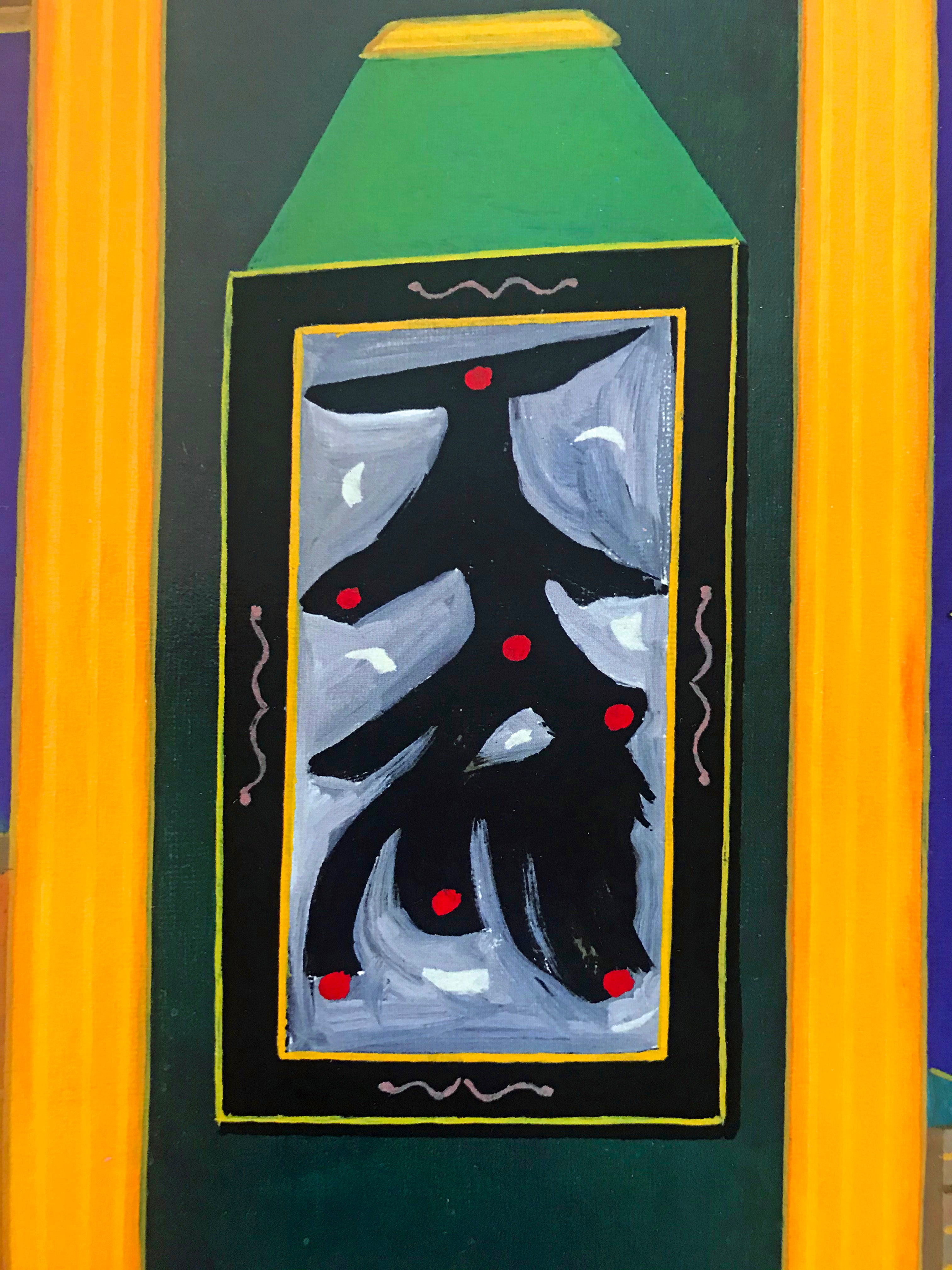 Interior with Abstract Fanch Ledan Artist Proof Seriolithograph Print Artist Signed and AP Numbered
