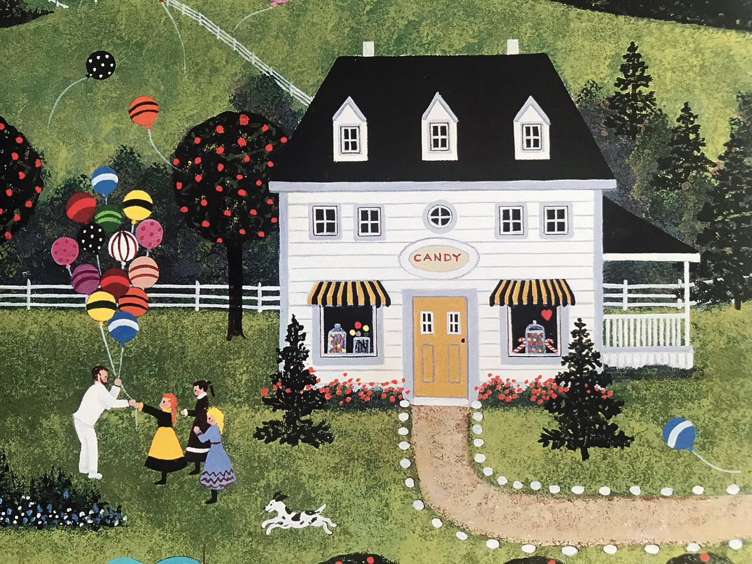 Summer Sparkle Jane Wooster Scott Lithograph Print Artist Hand Signed and Numbered