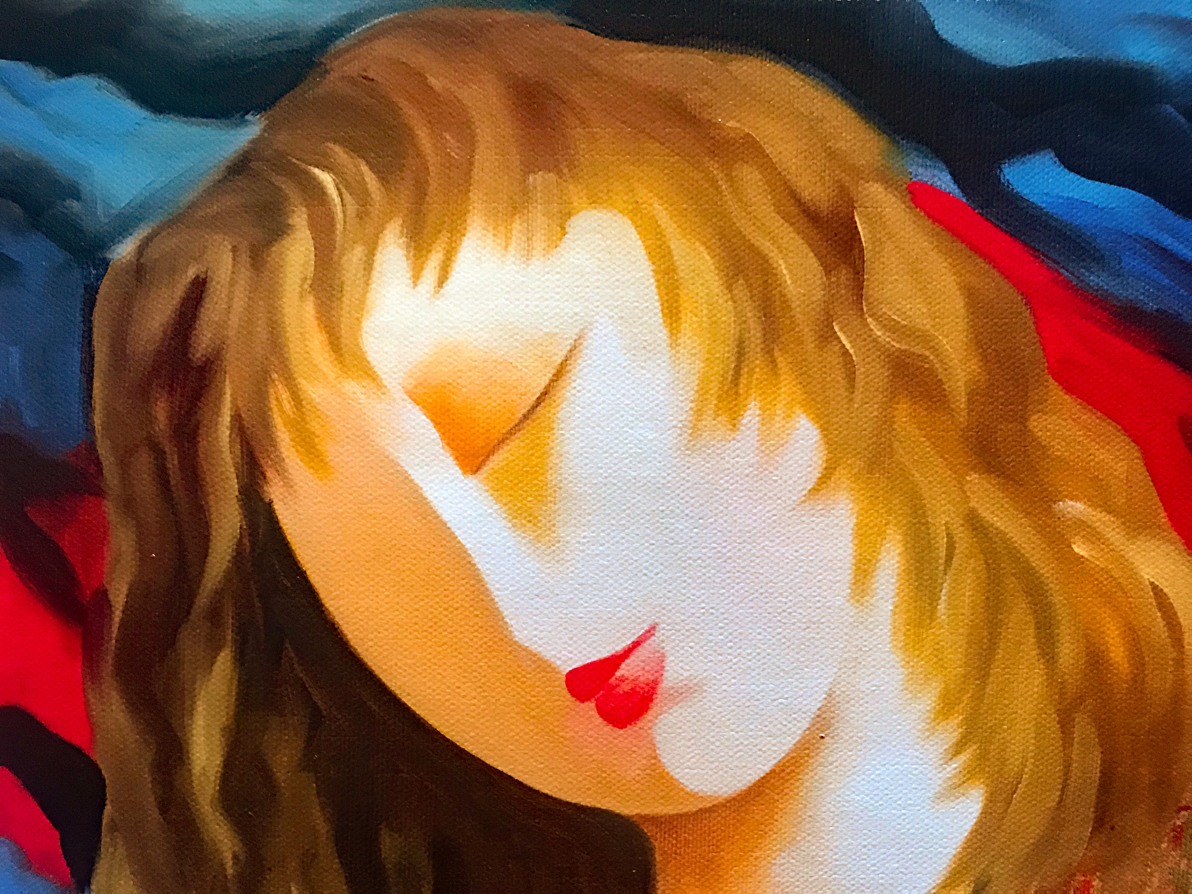 Waves of Music Arbe Ara Berberyan Hand Embellished Canvas Giclée Print Artist Hand Signed and AP Numbered