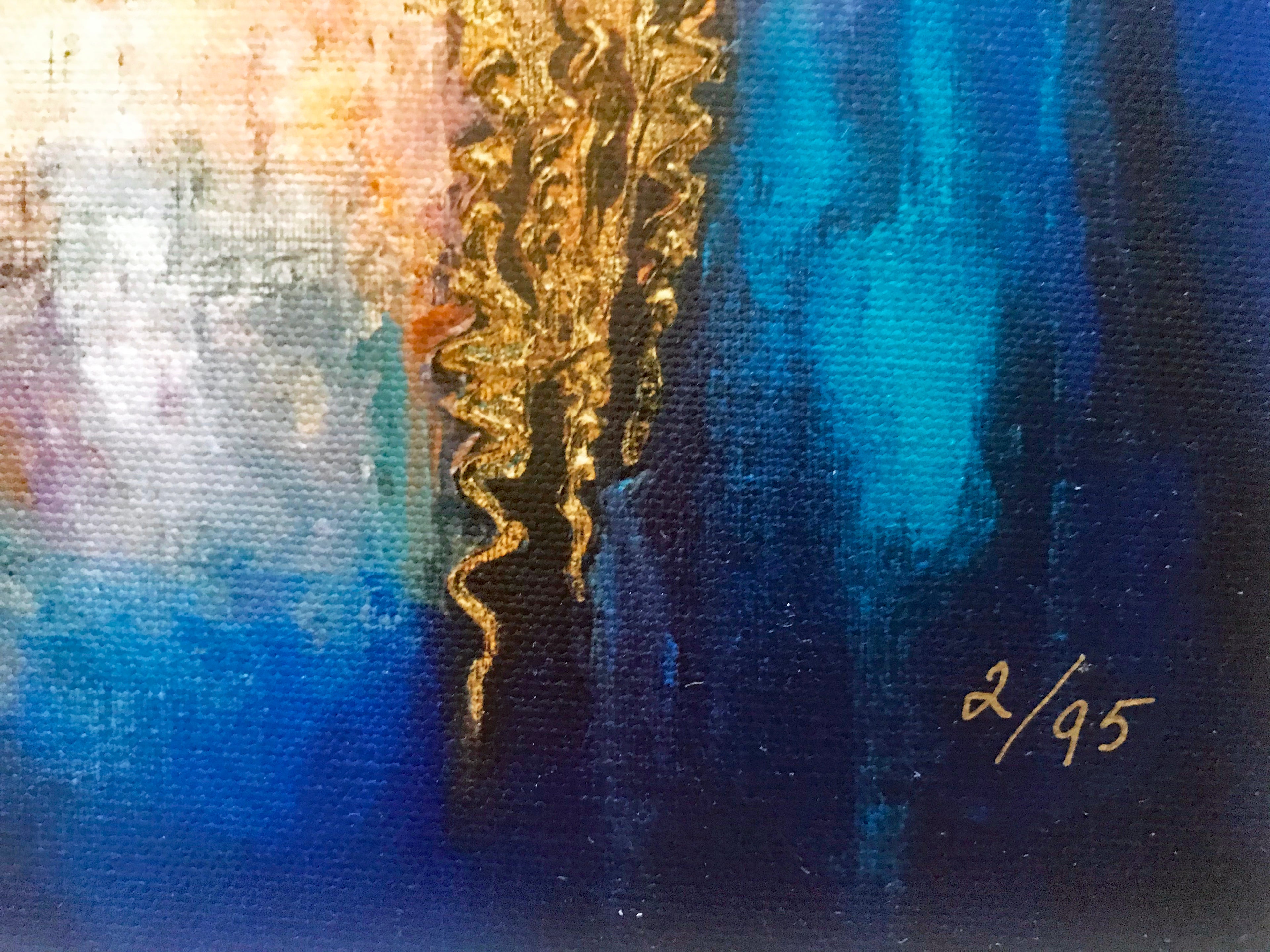 A Little Night Music Arbe Ara Berberyan Canvas Giclée Print Artist Hand Signed and Numbered