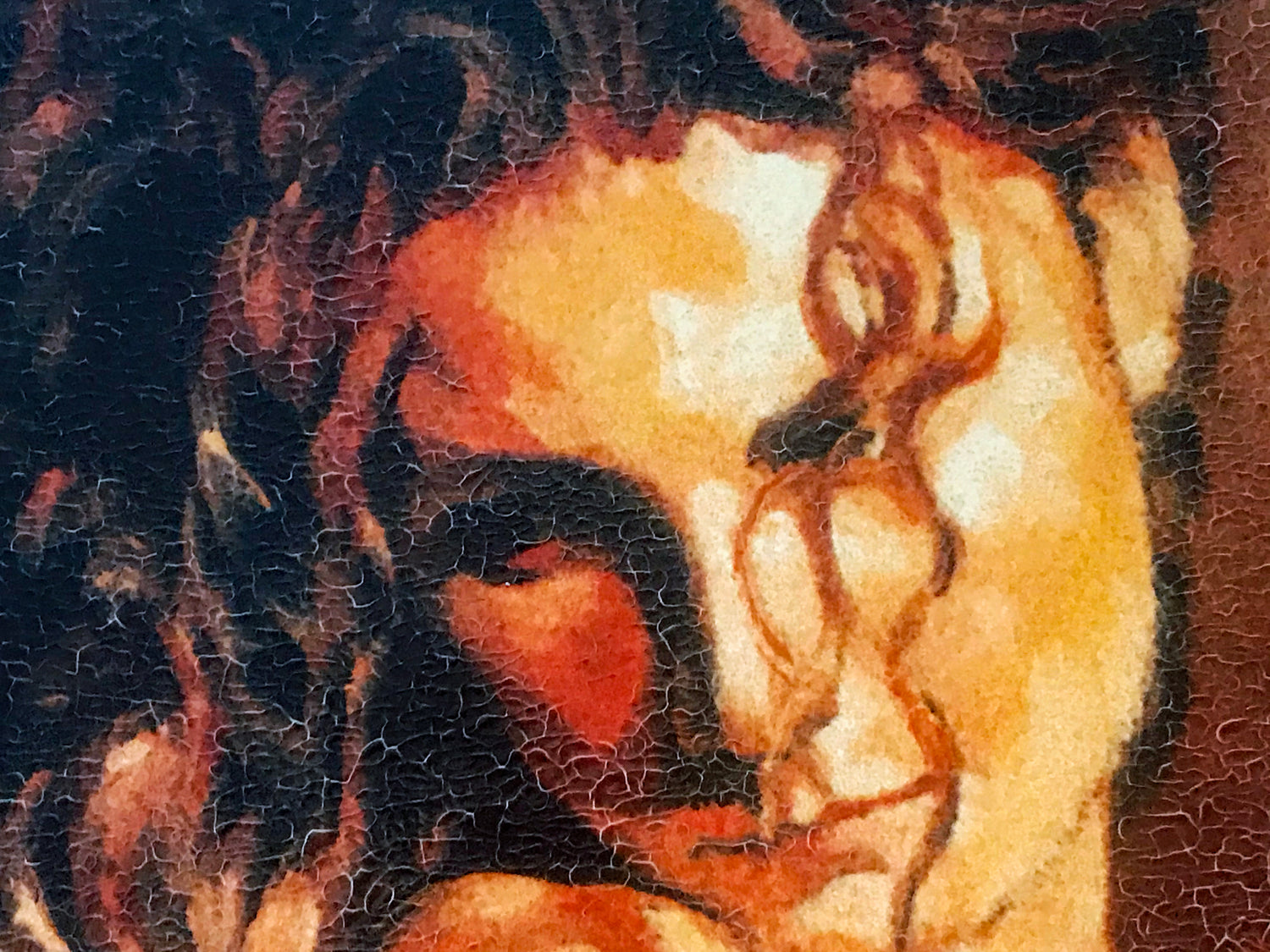 Head Study I Mark Spain Serigraph Print Artist Hand Signed and US Numbered