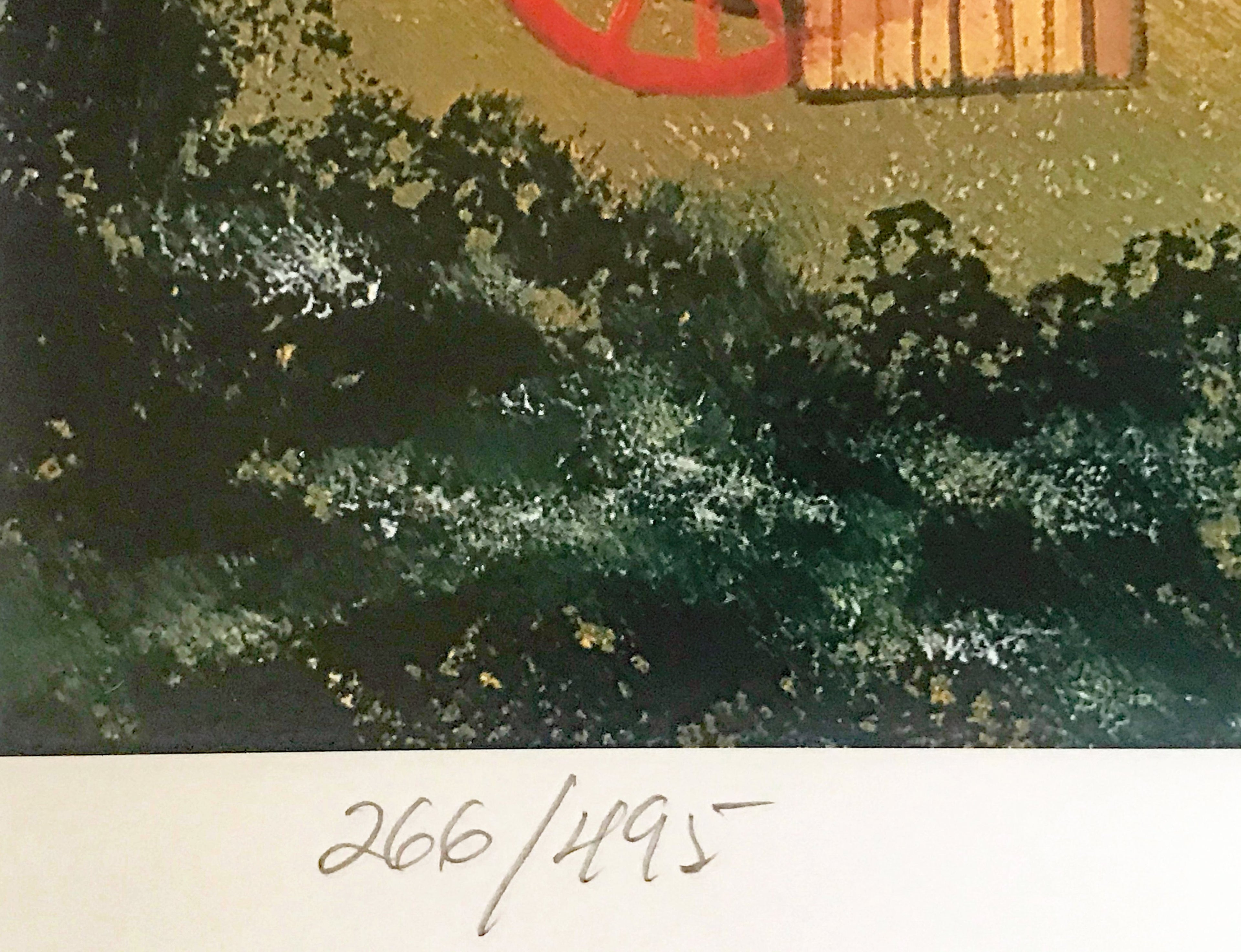 A Ride in the Country Jane Wooster Scott Lithograph Print Artist Hand Signed and Numbered