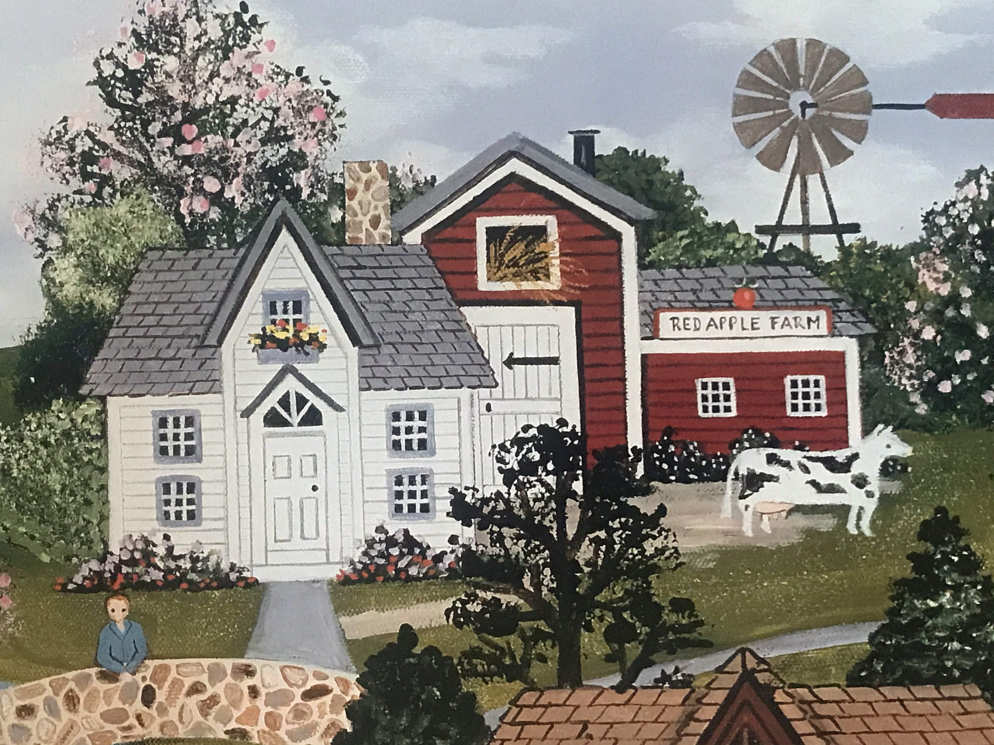 A Ride in the Country Jane Wooster Scott Lithograph Print Artist Hand Signed and Numbered