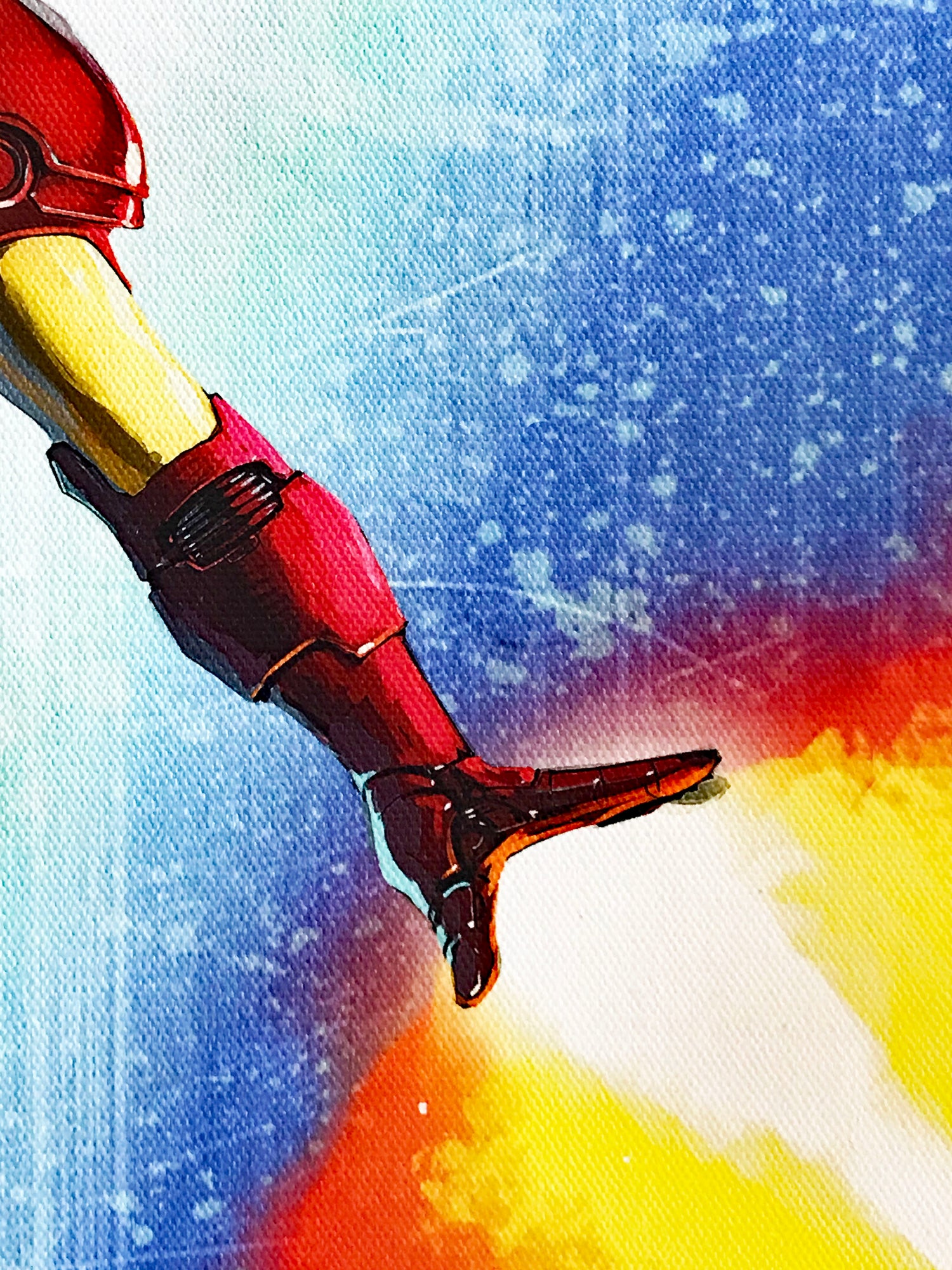 Iron Man The Armor Wars 3 Marvel Artist Francis Tsai Canvas Giclée Print Numbered