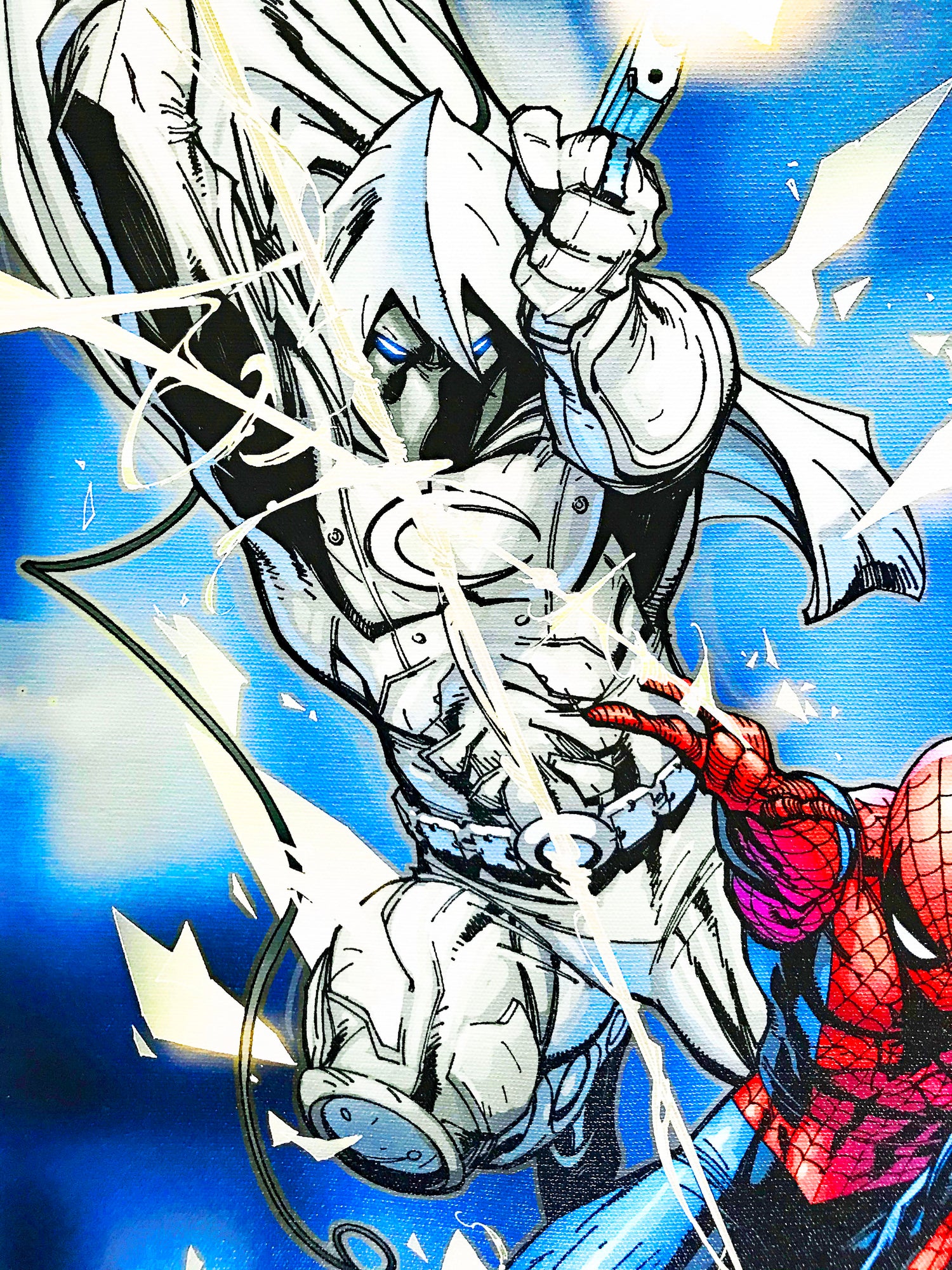 Vengeance of the Moon Knight 9 Marvel Artist J Scott Campbell Canvas Giclée Print Numbered