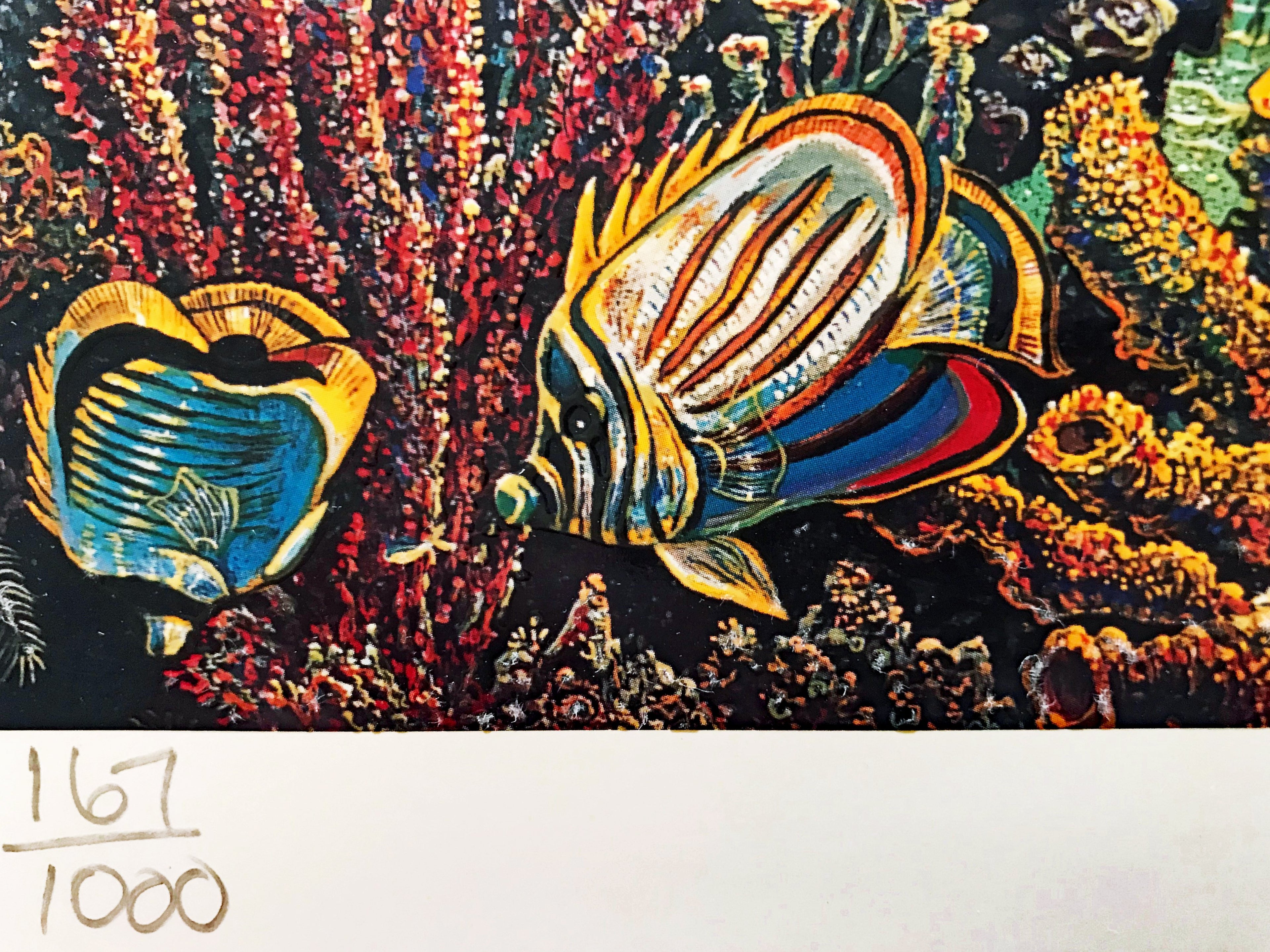 Viridian Overture Robert Lyn Nelson Mixed Media Print Artist Signed and Numbered