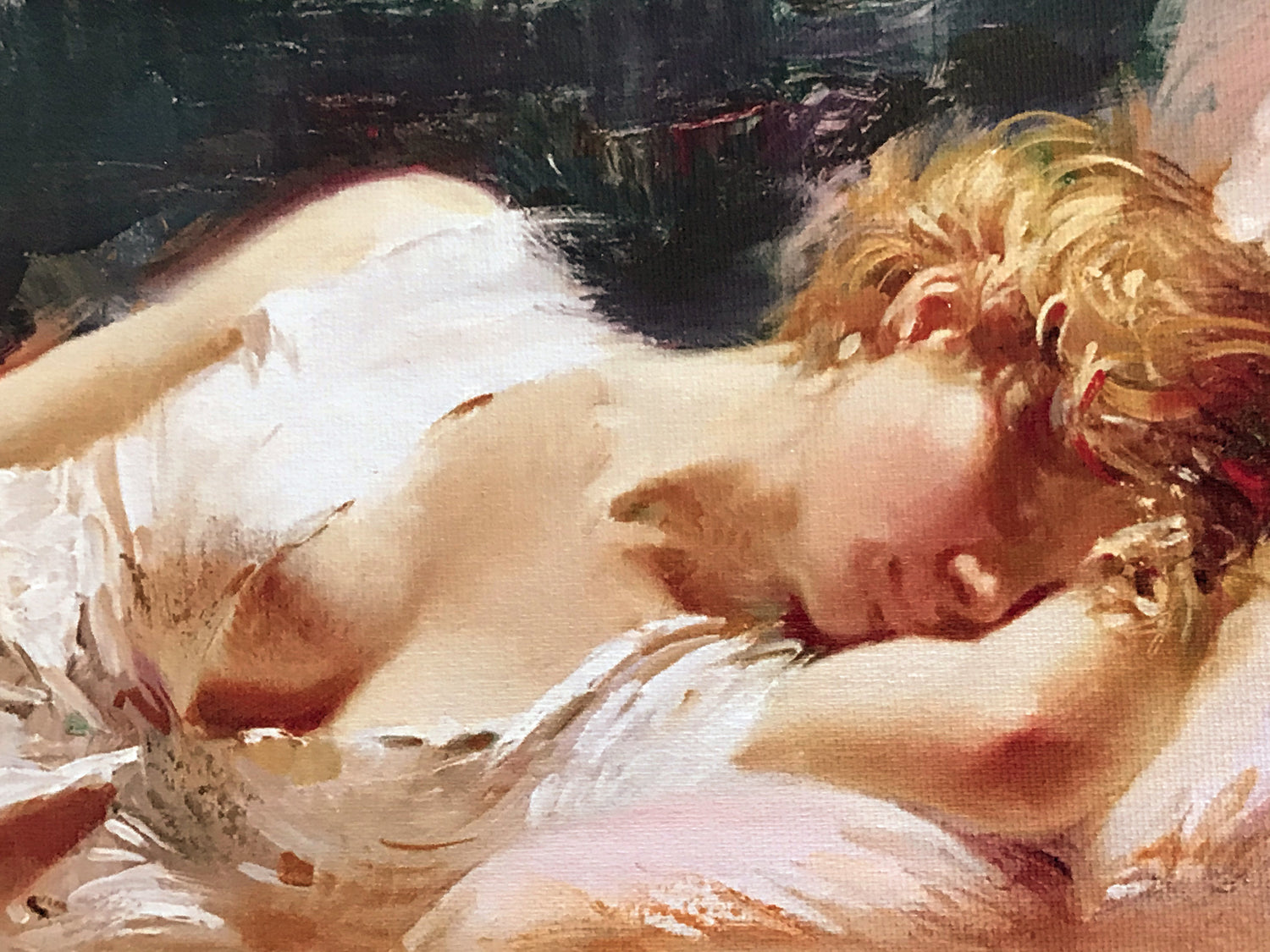 Dreaming in Color Pino Daeni Canvas Giclée Print Artist Hand Signed and Numbered