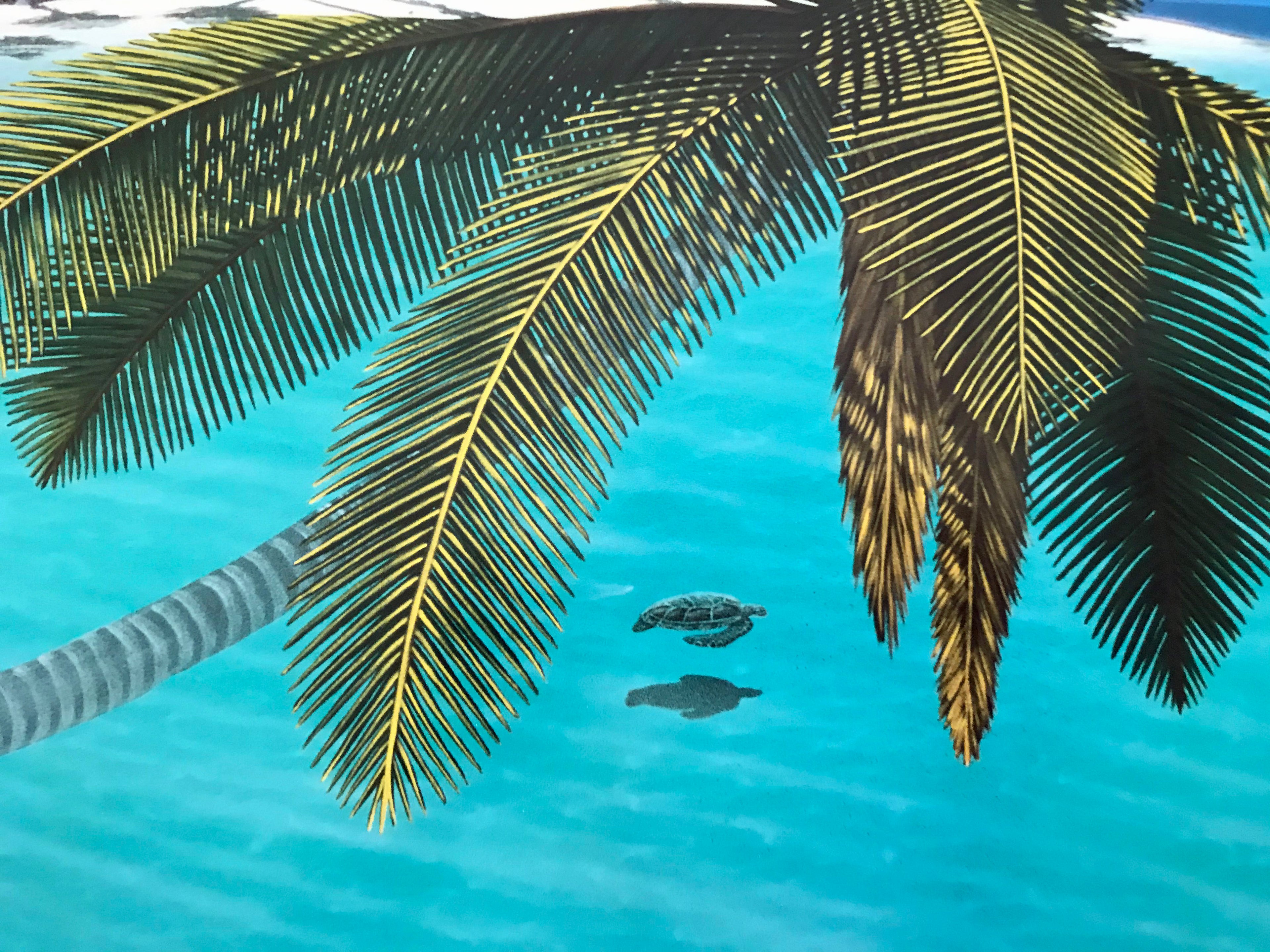 First Swim Dan Mackin Lithograph Print Artist Hand Signed and Numbered