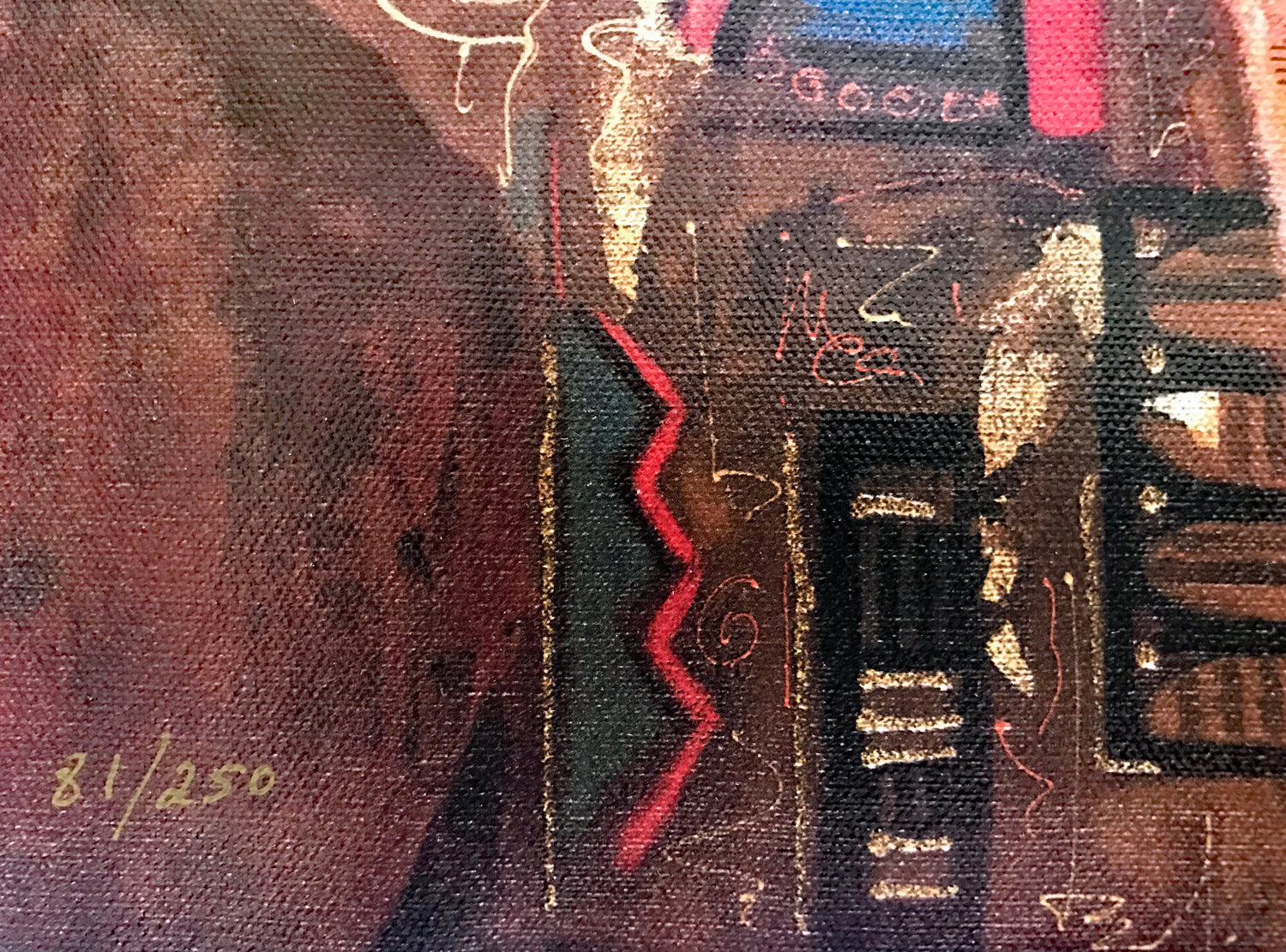 Violin Dream Arbe Ara Berberyan Canvas Giclée Print Artist Hand Signed and Numbered