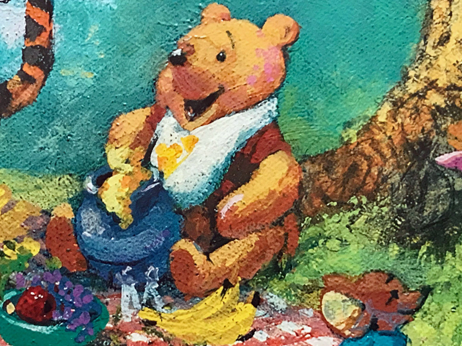 Splendiferous Picnic James Coleman Lithograph Print Artist Hand Signed and Numbered