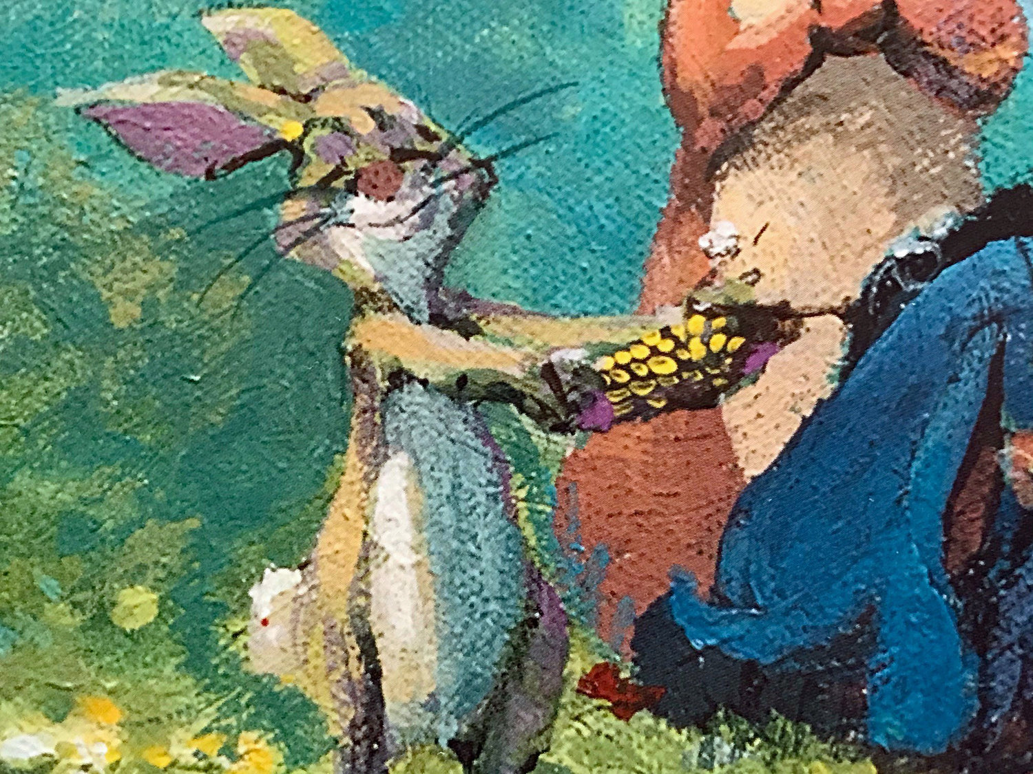 Splendiferous Picnic James Coleman Lithograph Print Artist Hand Signed and Numbered