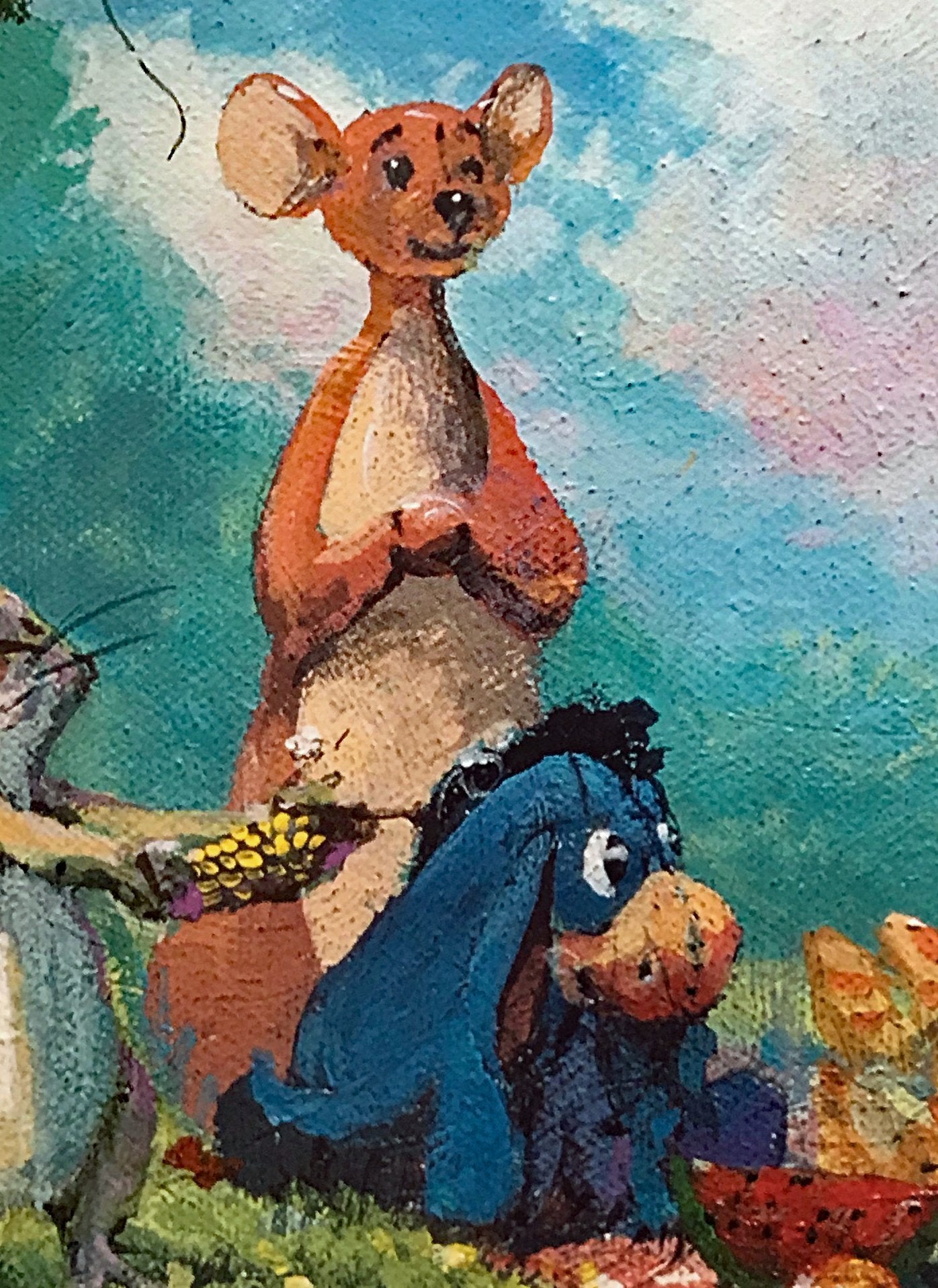 Splendiferous Picnic James Coleman Lithograph Print Artist Hand Signed and Numbered