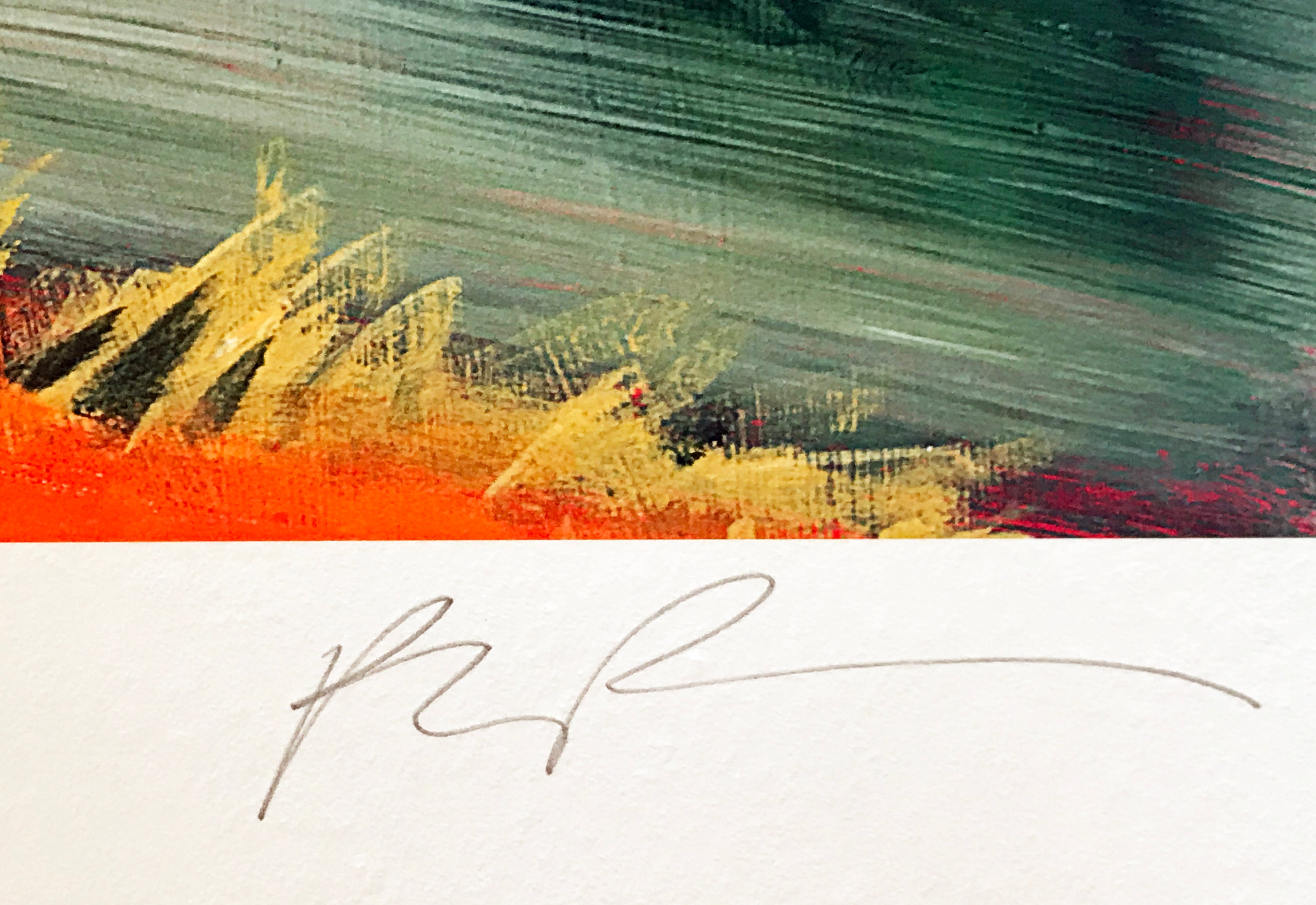 Colourful World Paul Powis Giclee Print Artist Hand Signed and US Numbered