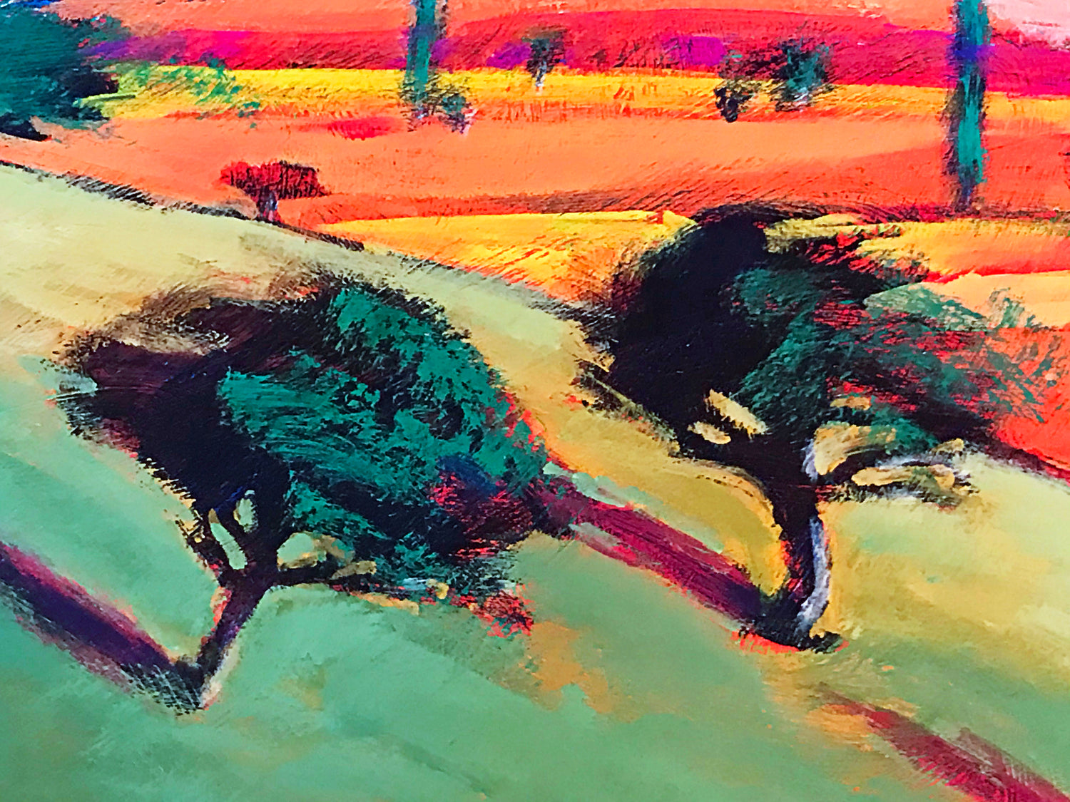 Colourful World Paul Powis Giclee Print Artist Hand Signed and US Numbered