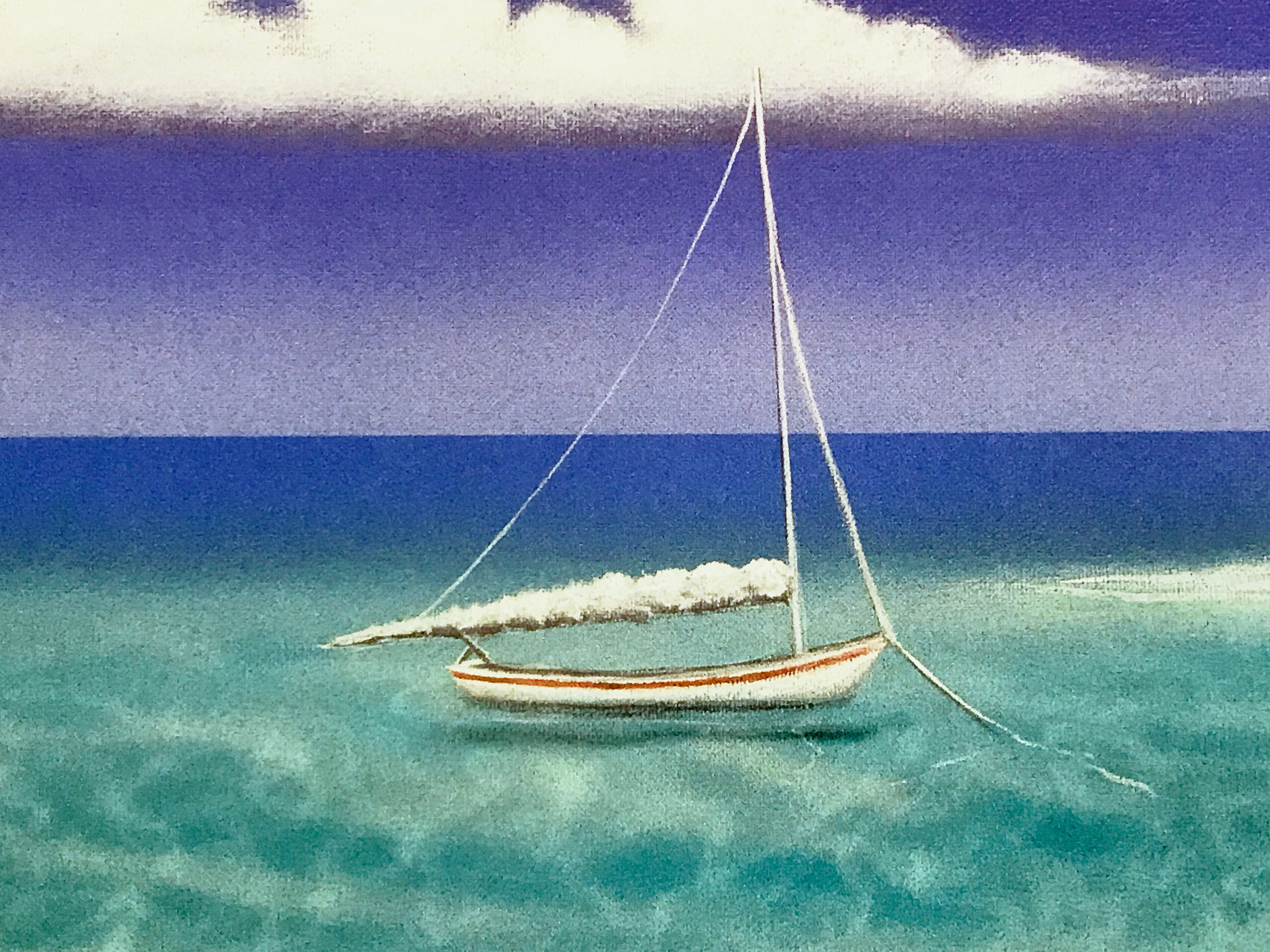 On Holiday - Limited Edition Lithograph on Paper by Dan Mackin