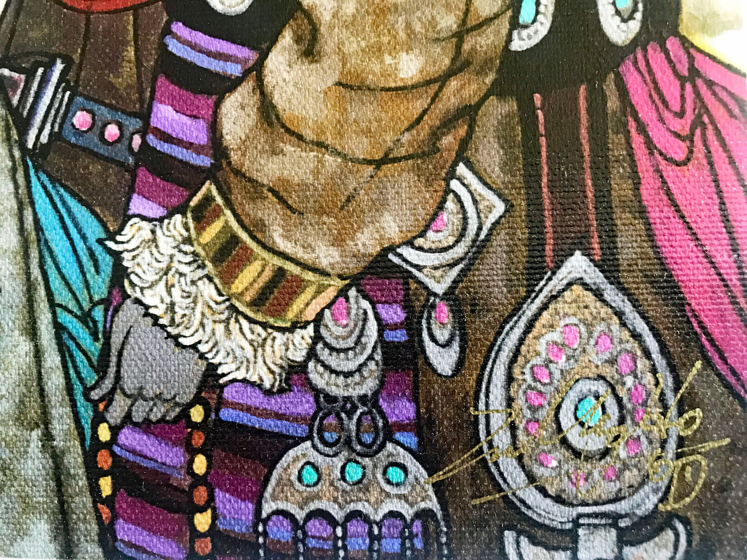 When the Dalai Lama Returns Zu Ming Ho Artist Proof Canvas Giclée Print Artist Hand Signed and AP Numbered