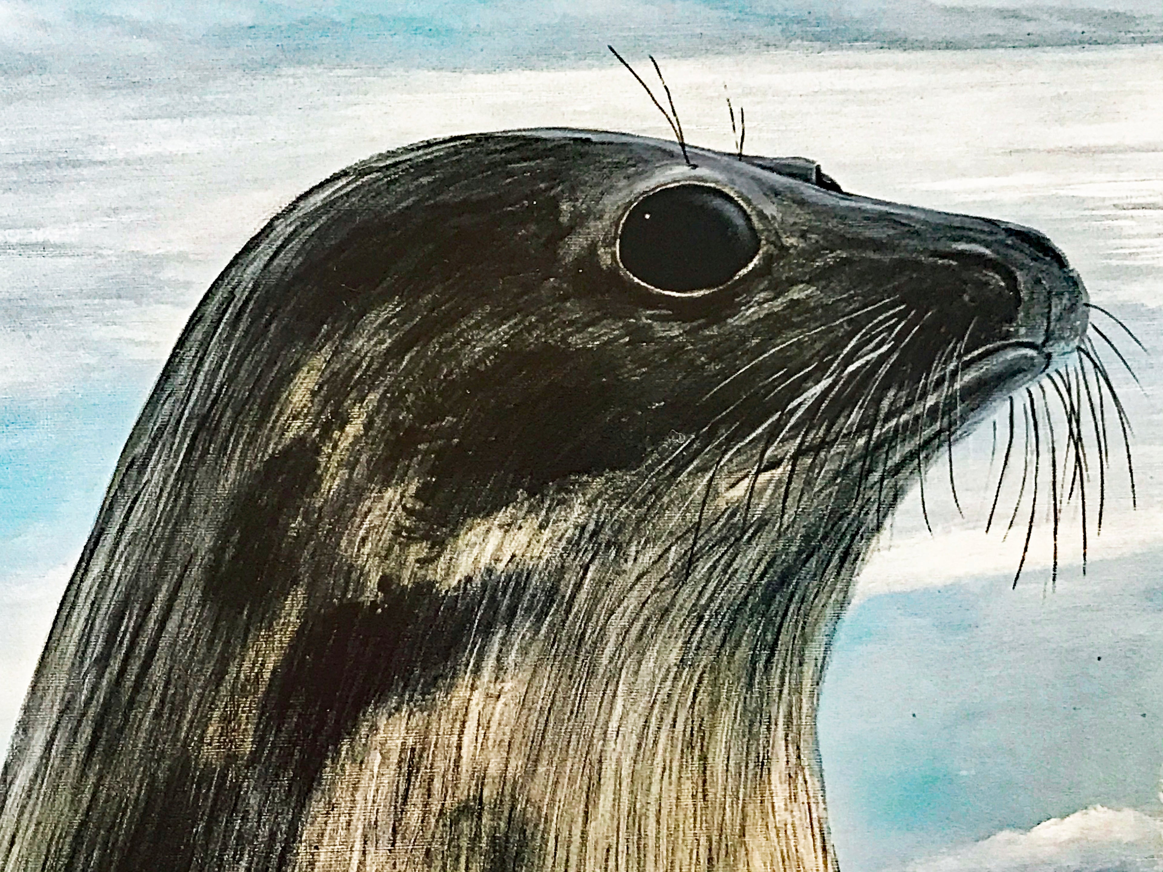 Harp Seals Wyland Lithograph Print Artist Hand Signed and Numbered