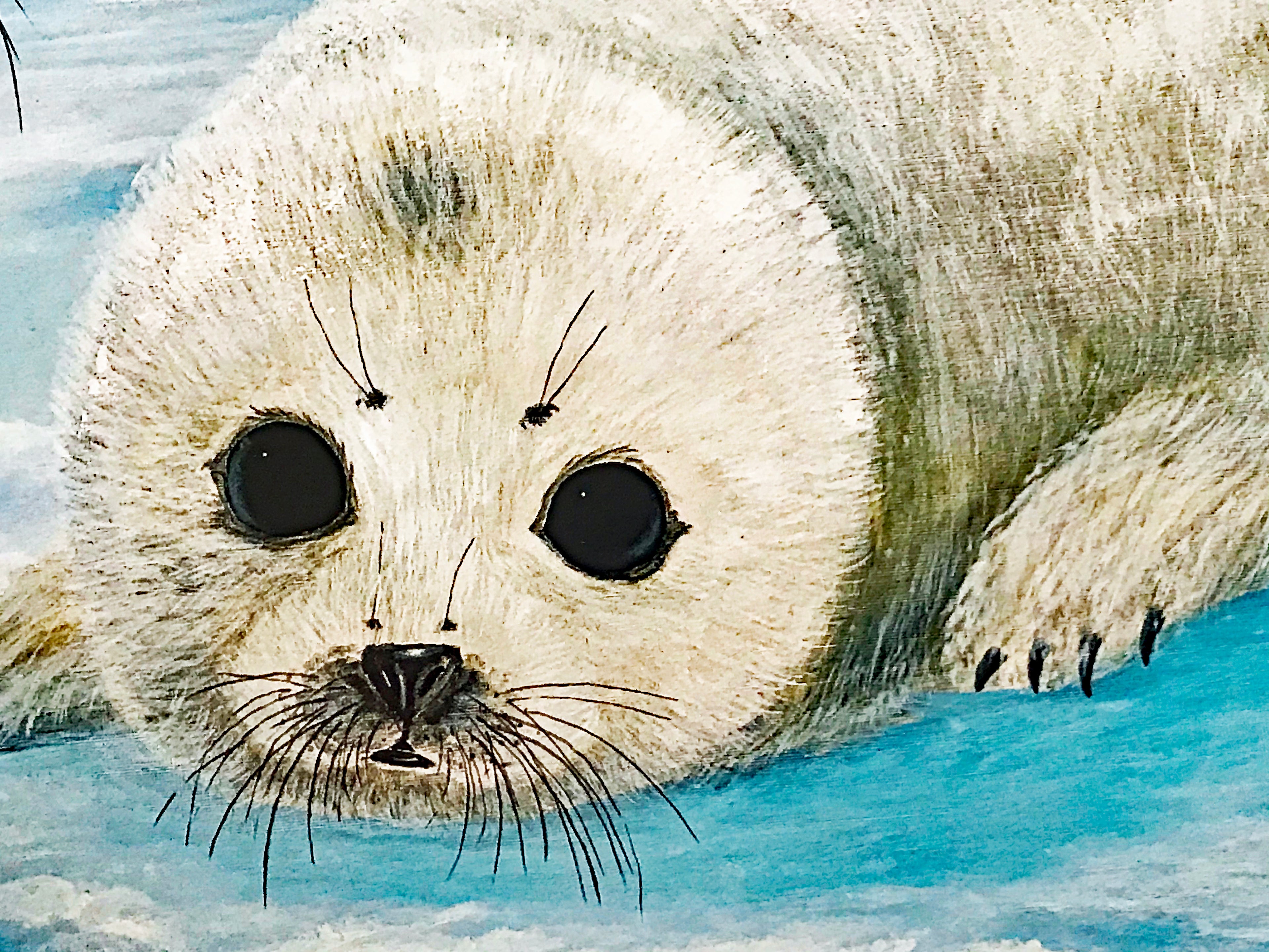 Harp Seals Wyland Lithograph Print Artist Hand Signed and Numbered