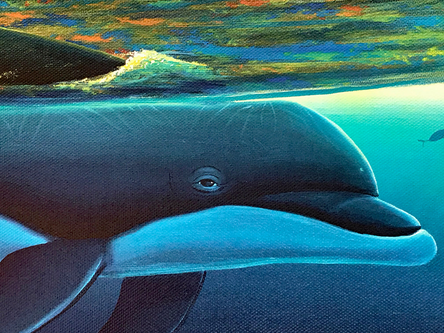 Warm Tropical Waters Wyland Canvas Giclée Print Artist Hand Signed and Numbered