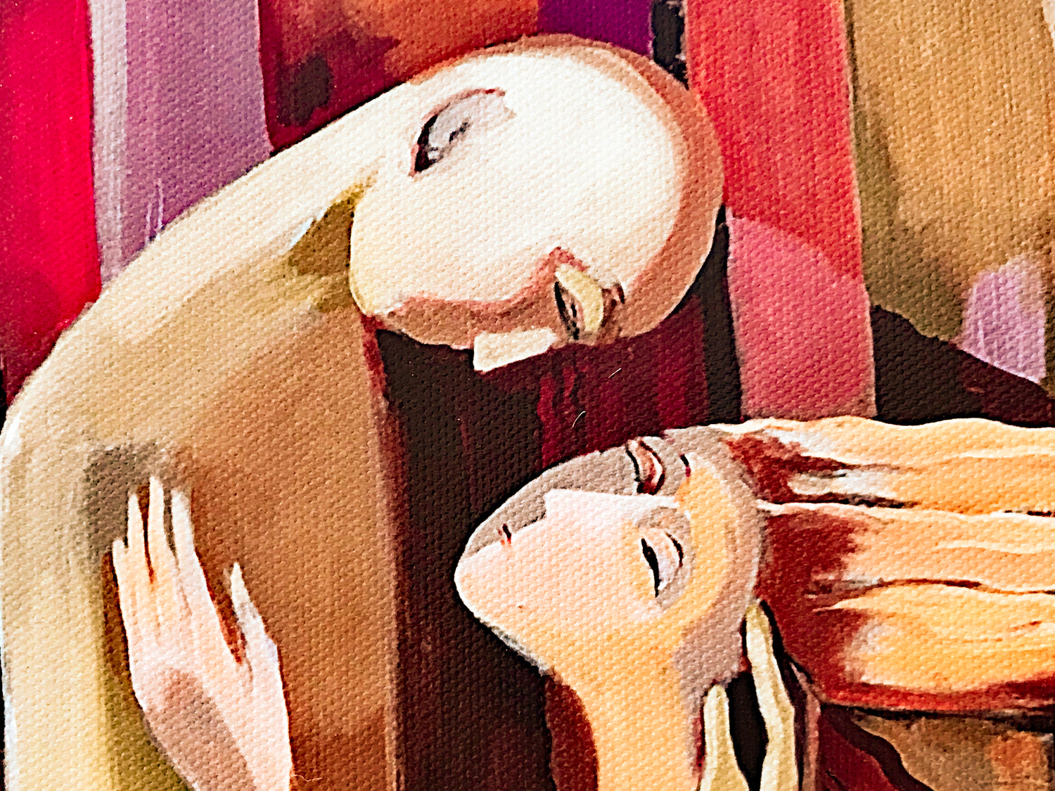 First Date Rafael Saryan Canvas Giclée Print Artist Hand Signed and Numbered