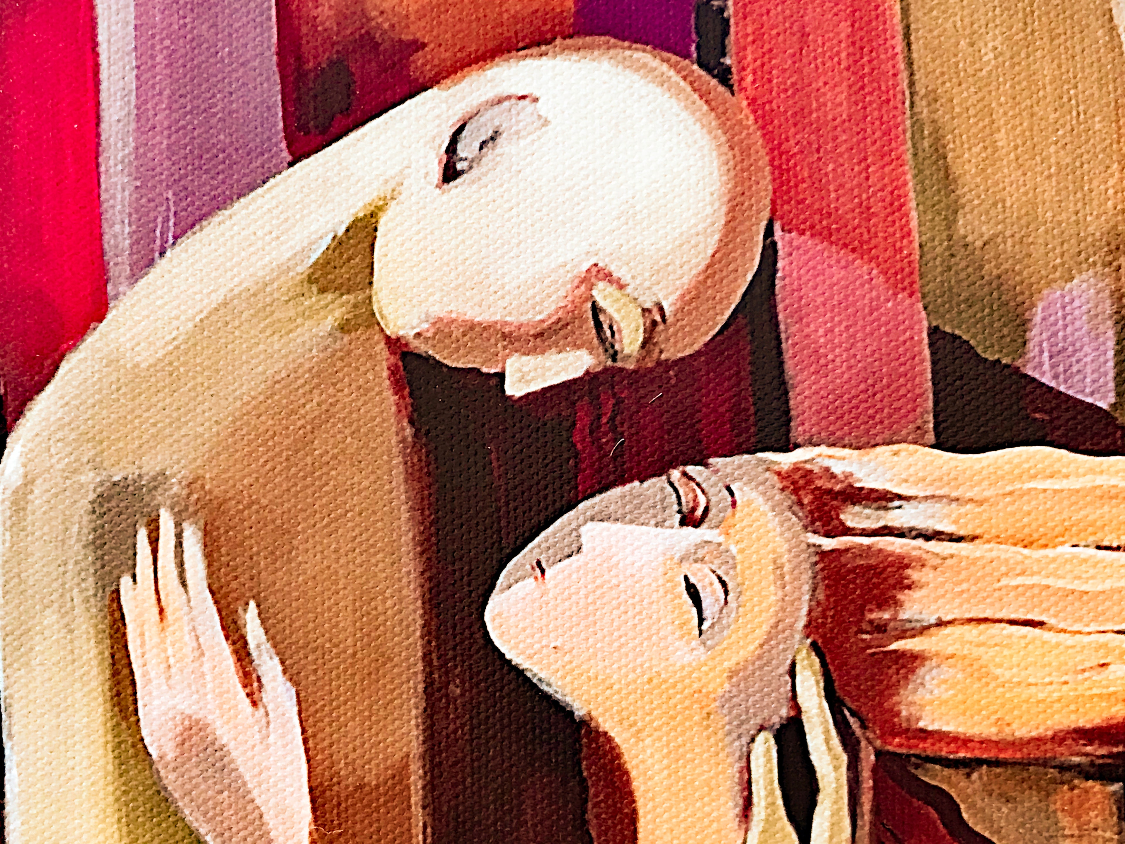 First Date Rafael Saryan Canvas Giclée Print Artist Hand Signed and Numbered