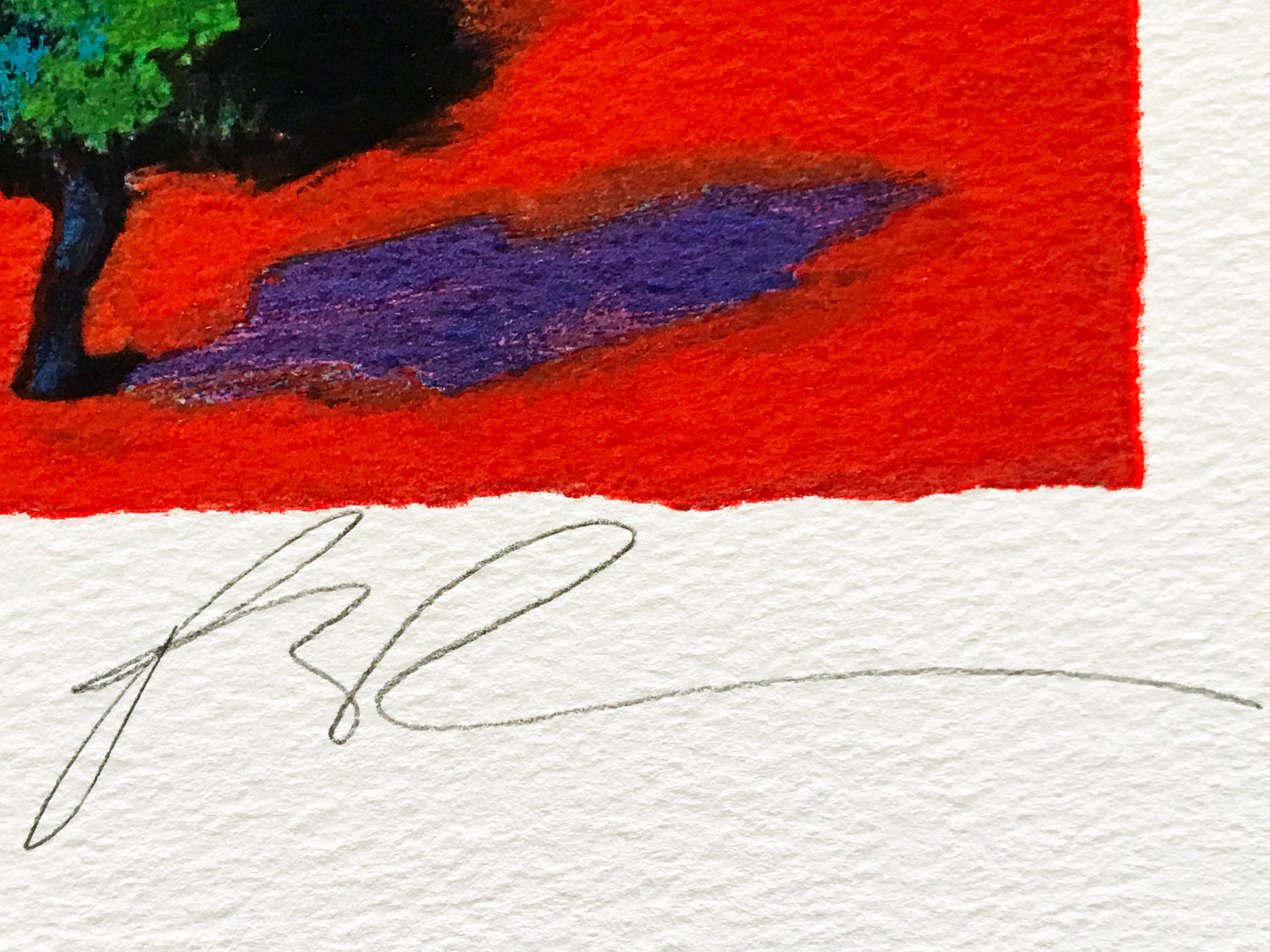 Into the Blue Paul Powis Serigraph Print Artist Hand Signed and Numbered