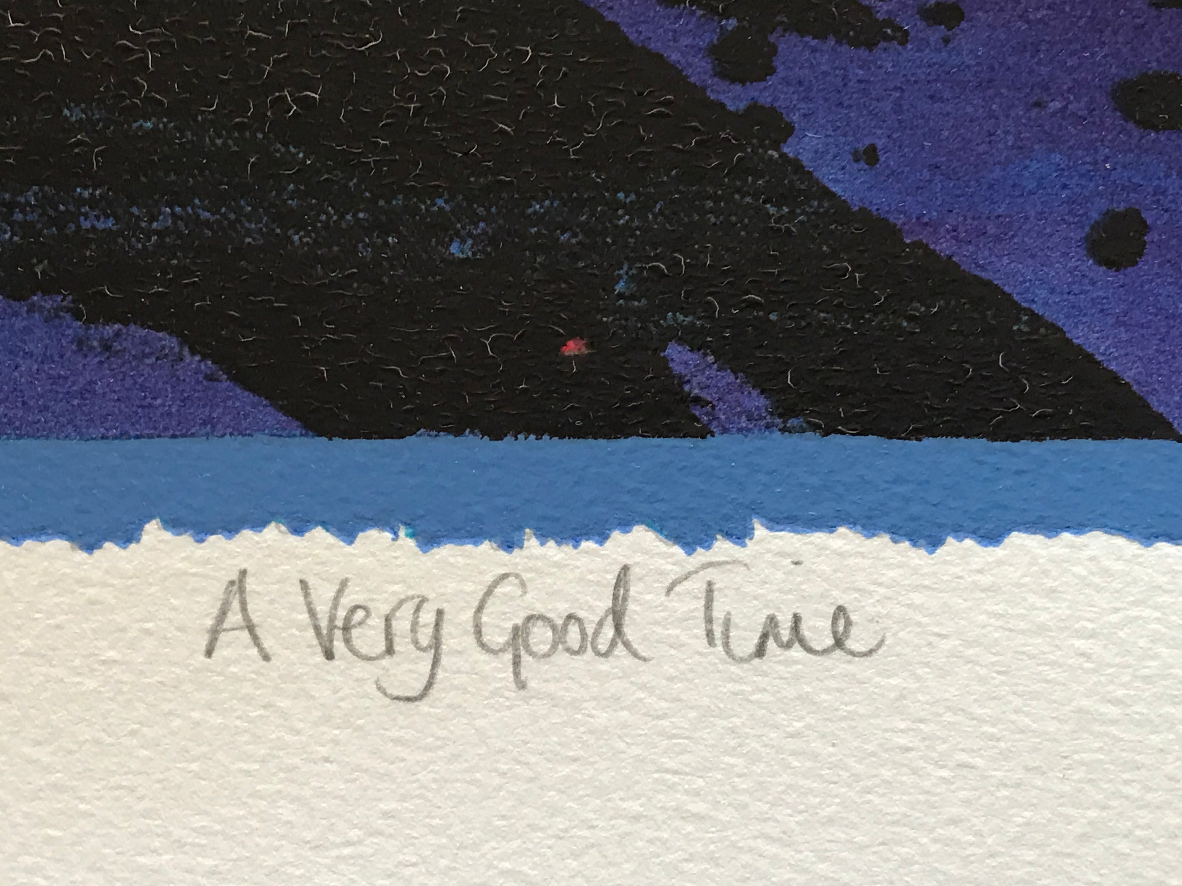 A Very Good Time B H Brody Serigraph Print Artist Hand Signed and Numbered