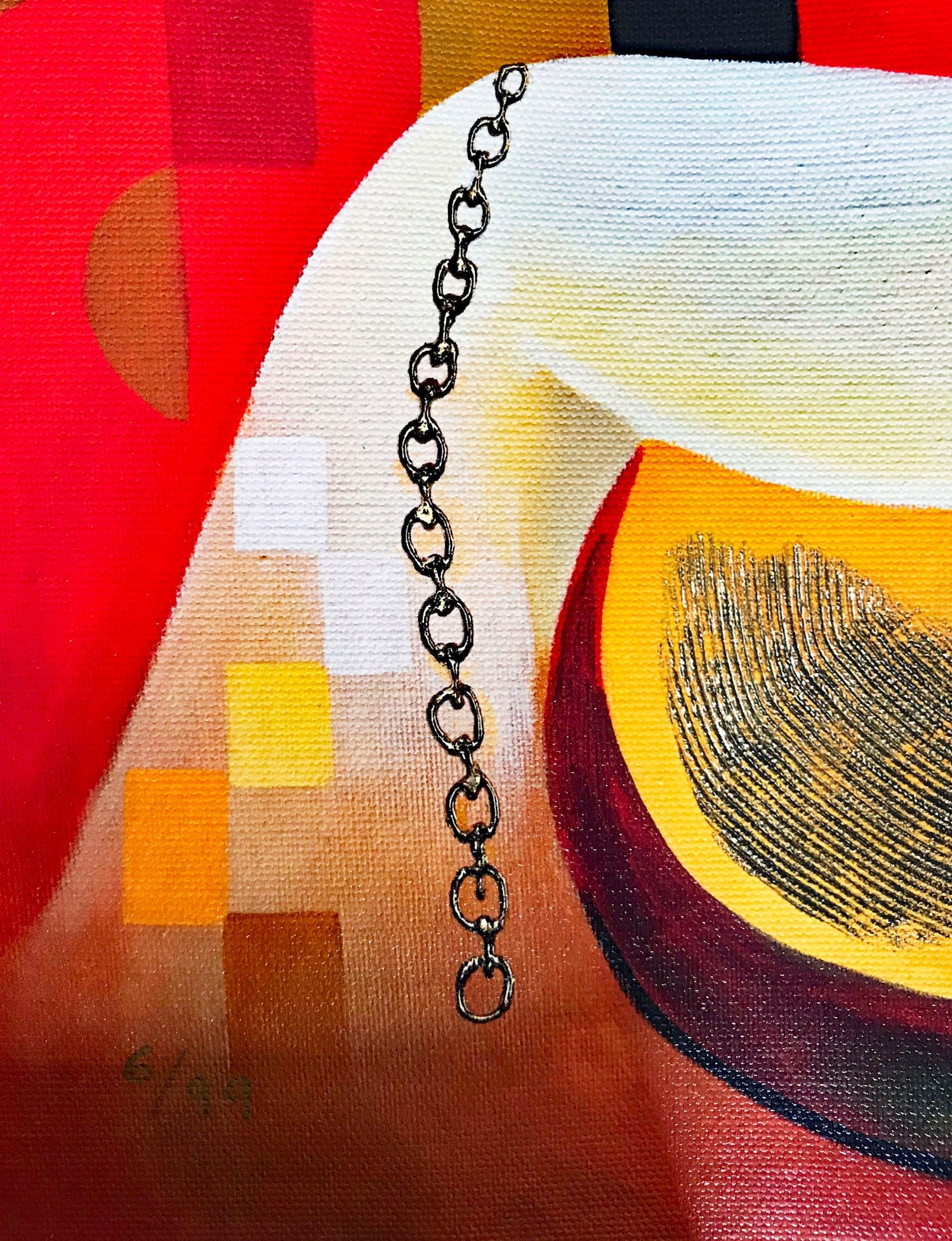 Guitar Melody Arbe Ara Berberyan Canvas Giclée Print Artist Hand Signed and Numbered