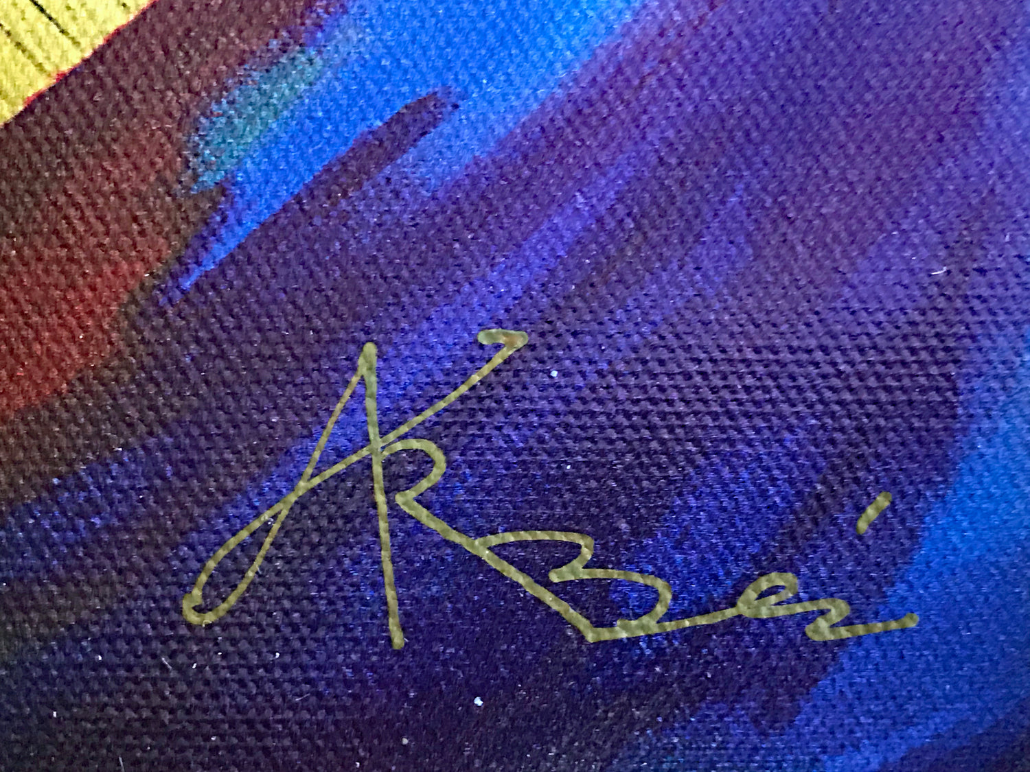 Heavenly Arbe Ara Berberyan Canvas Giclée Print Artist Hand Signed and Numbered