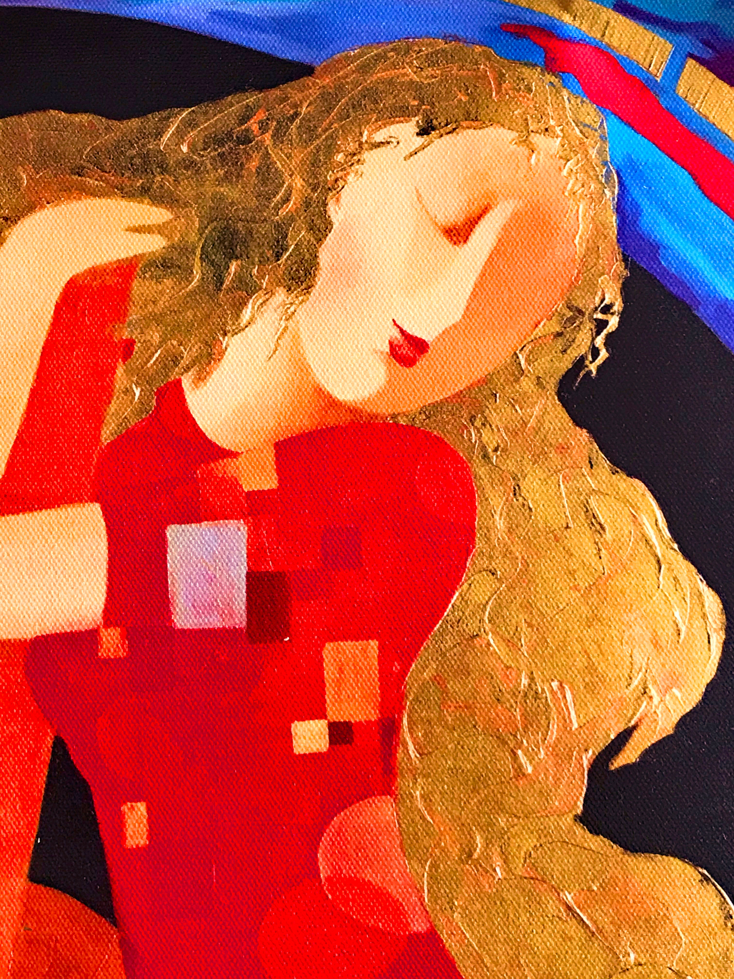 Heavenly Arbe Ara Berberyan Canvas Giclée Print Artist Hand Signed and Numbered