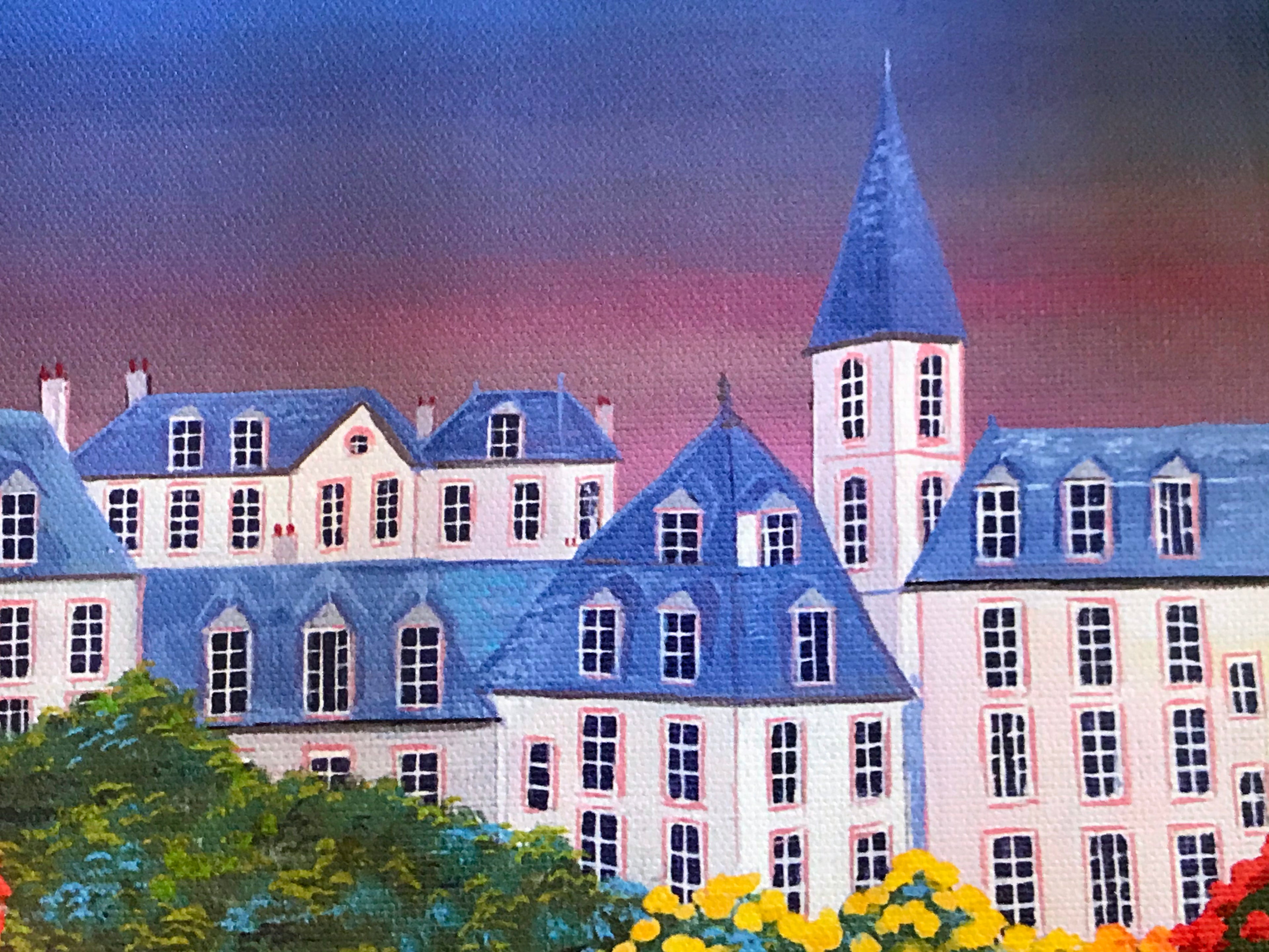 Terrace in the VII Fanch Ledan Canvas Giclée Print Artist Hand Signed and Numbered