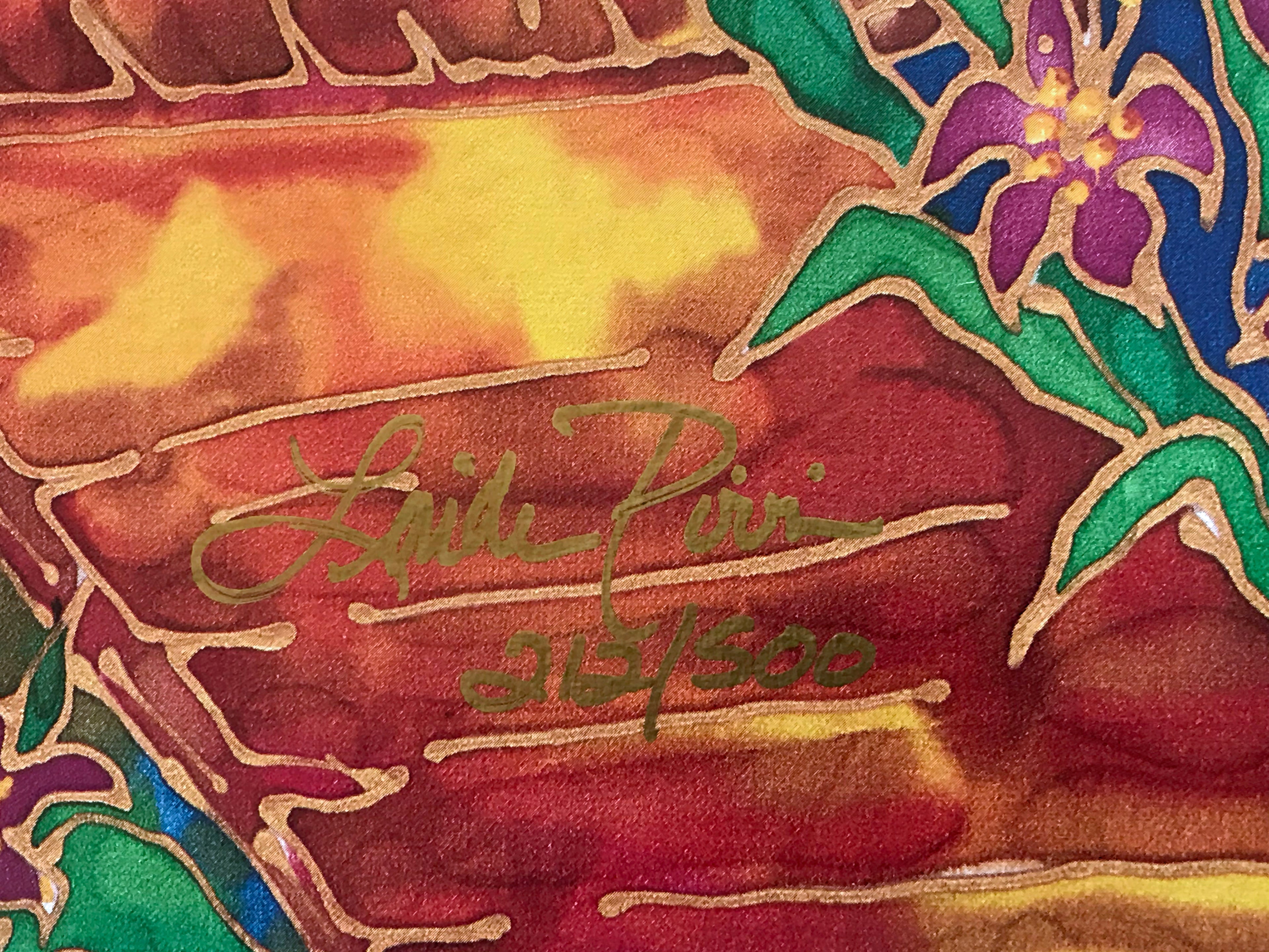 A Perfect Day in Laguna Linda Pirri Lithograph Print Artist Hand Signed and Numbered
