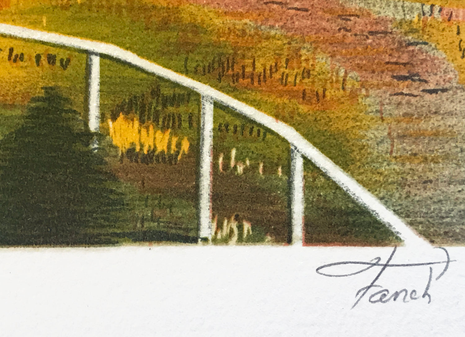Golf Club of St Andrew Fanch Ledan Artist Proof Lithograph Artist Hand Signed and AP Numbered