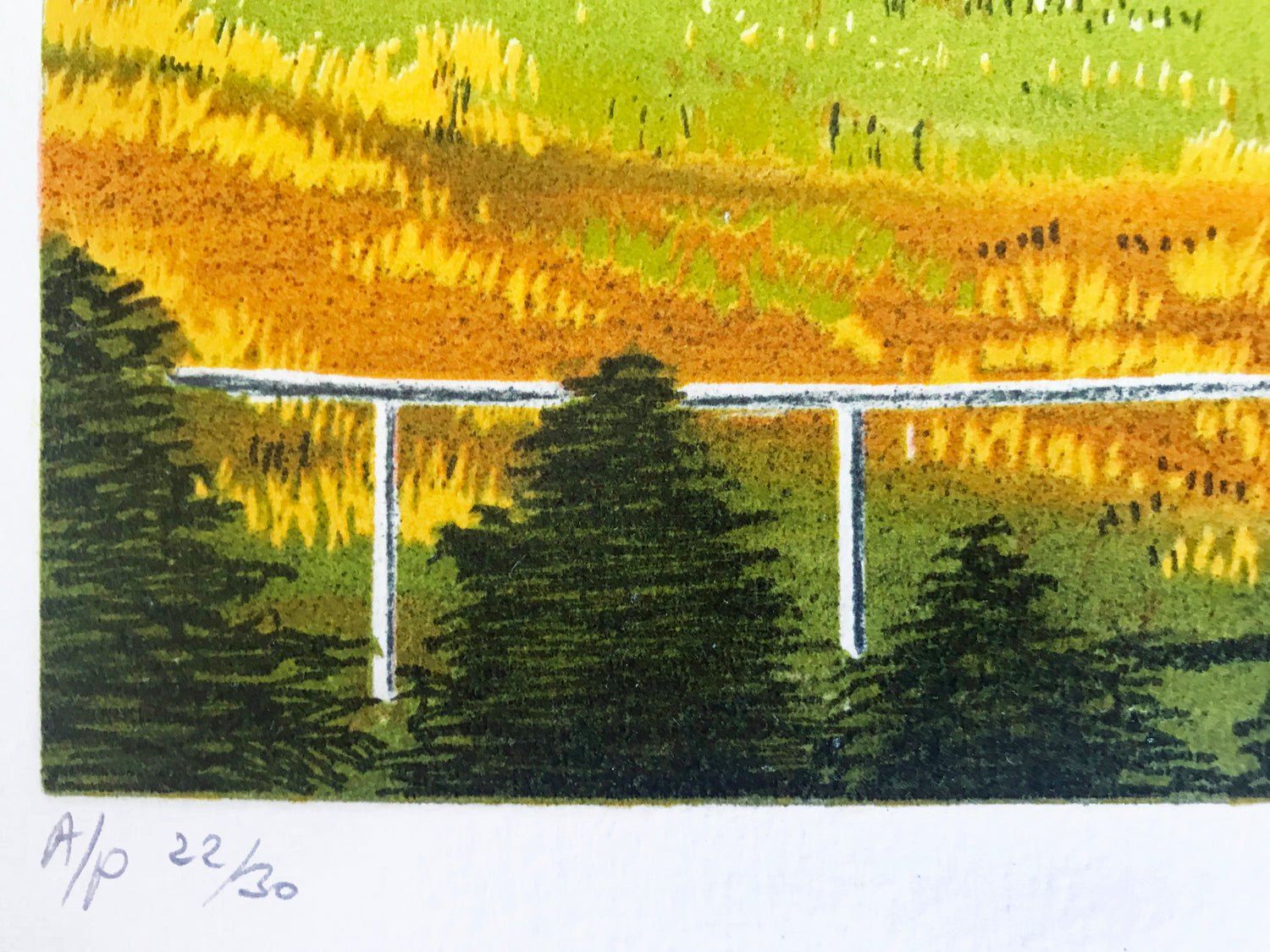 Golf Club of St Andrew Fanch Ledan Artist Proof Lithograph Artist Hand Signed and AP Numbered