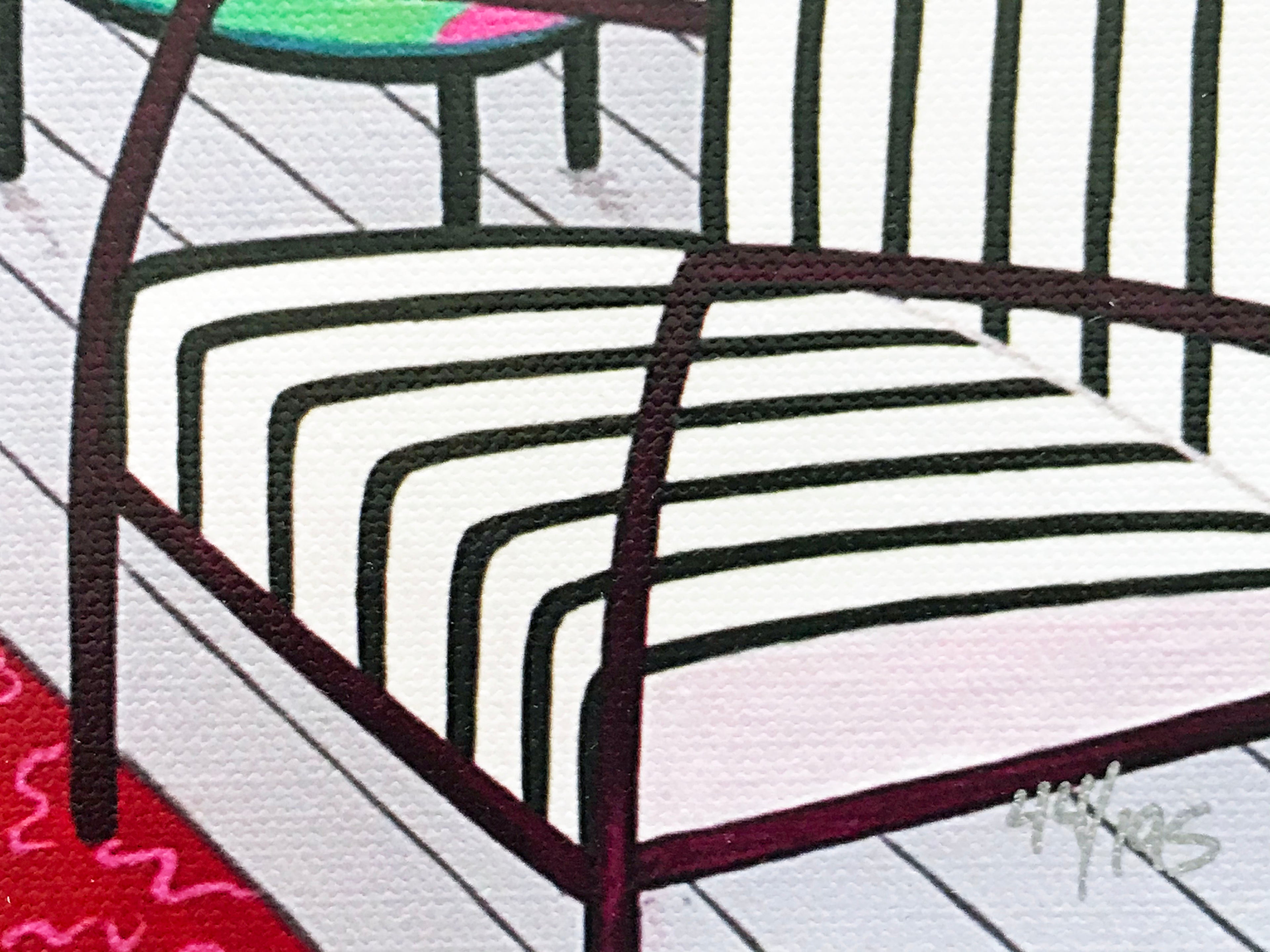 Interior with Brazilin Fanch Ledan Canvas Giclée Print Artist Hand Signed and Numbered