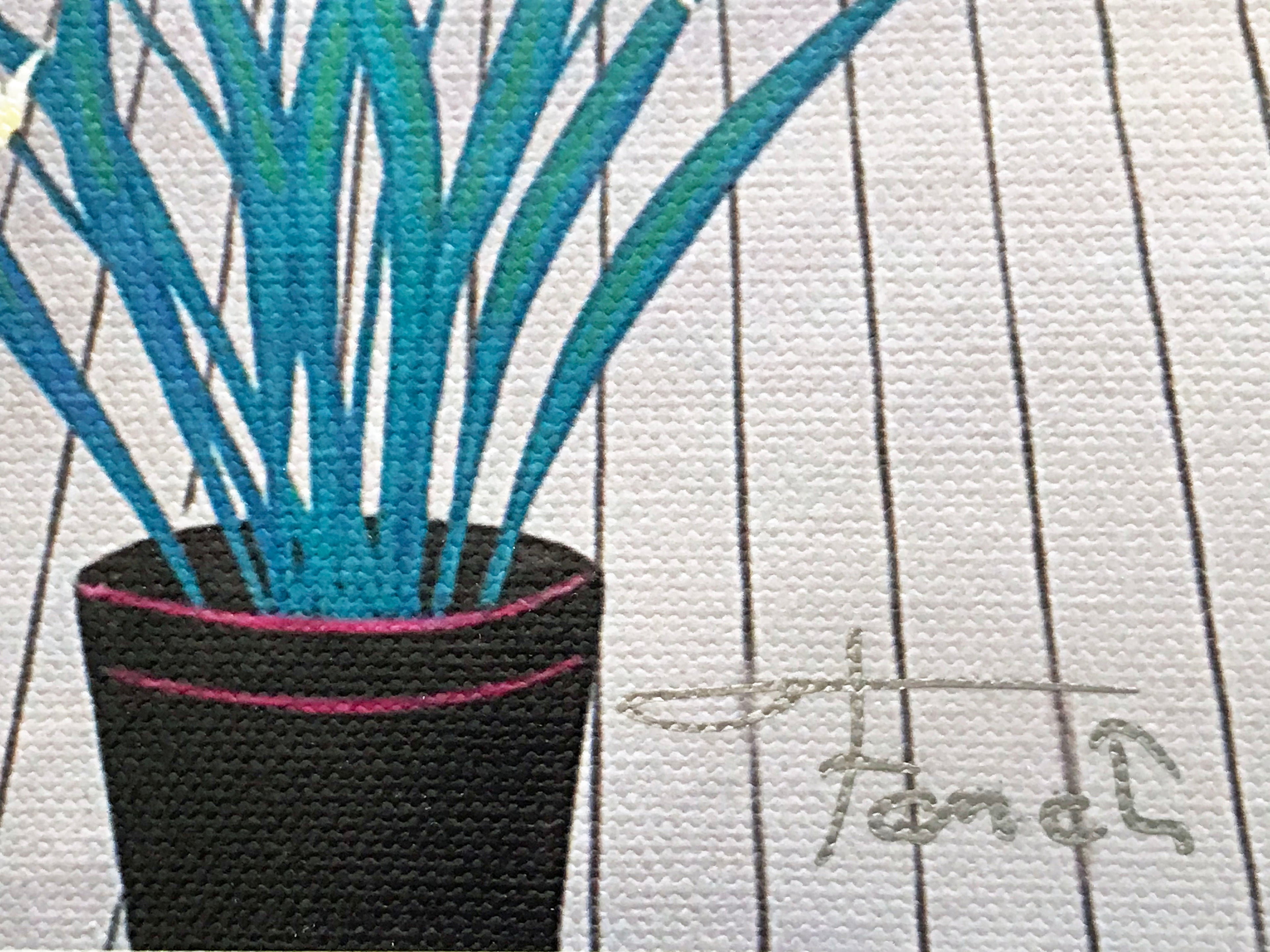 Interior with Brazilin Fanch Ledan Canvas Giclée Print Artist Hand Signed and Numbered