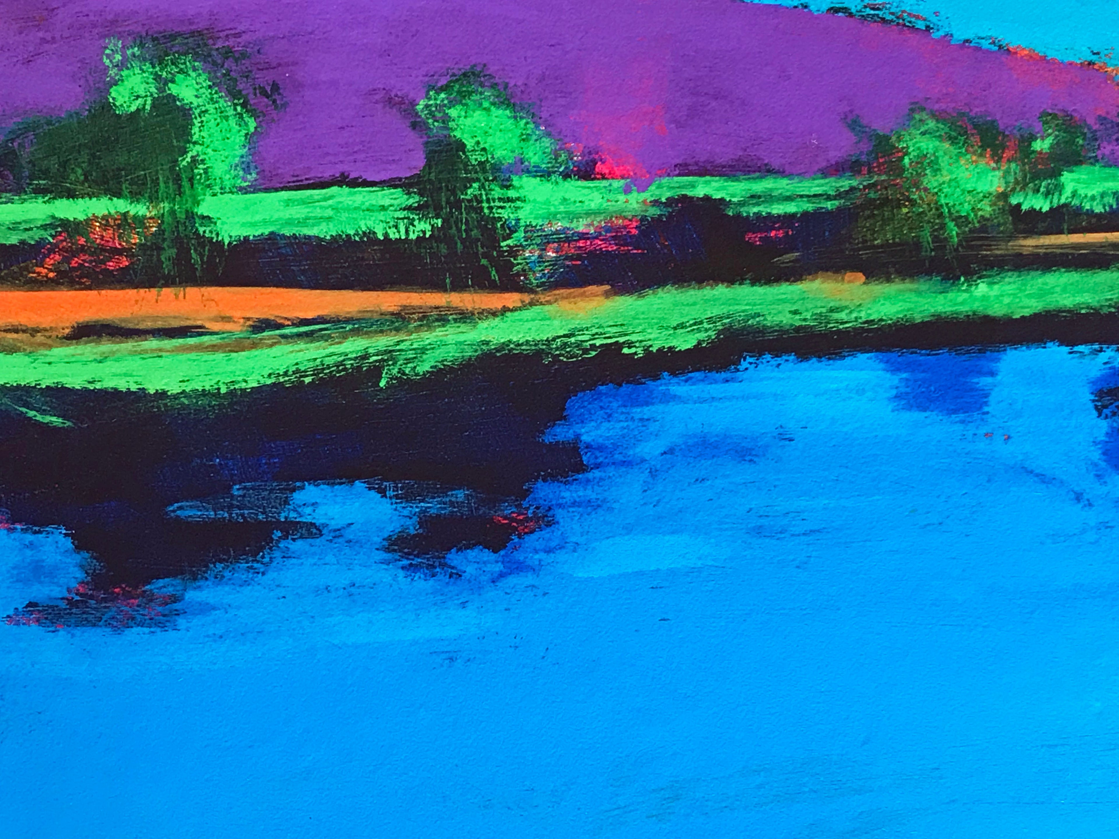 Downstream Paul Powis Giclée Print Artist Hand Signed and Numbered