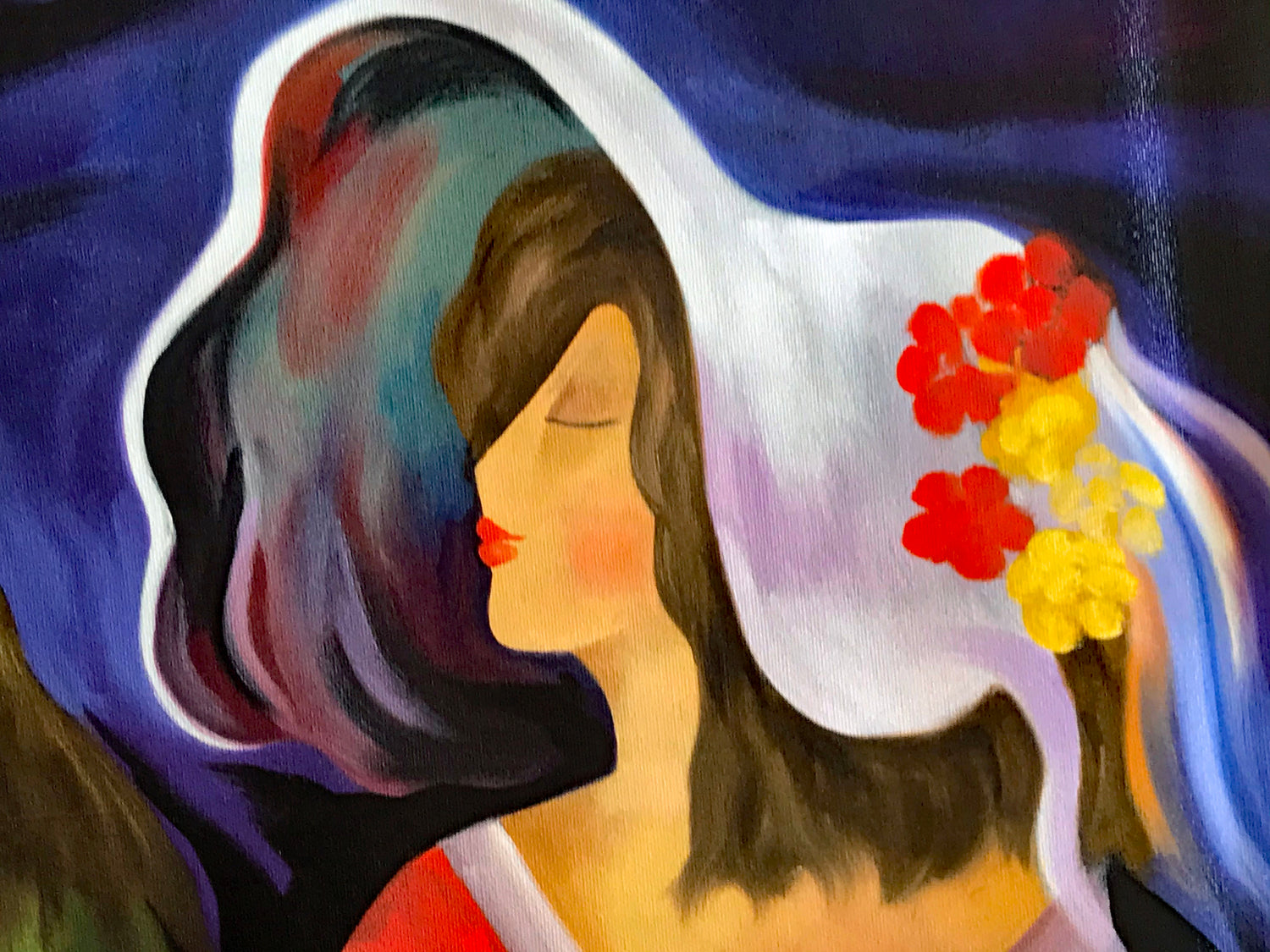 Girls Night Out Arbe Ara Berberyan Canvas Giclée Print Artist Hand Signed and Numbered