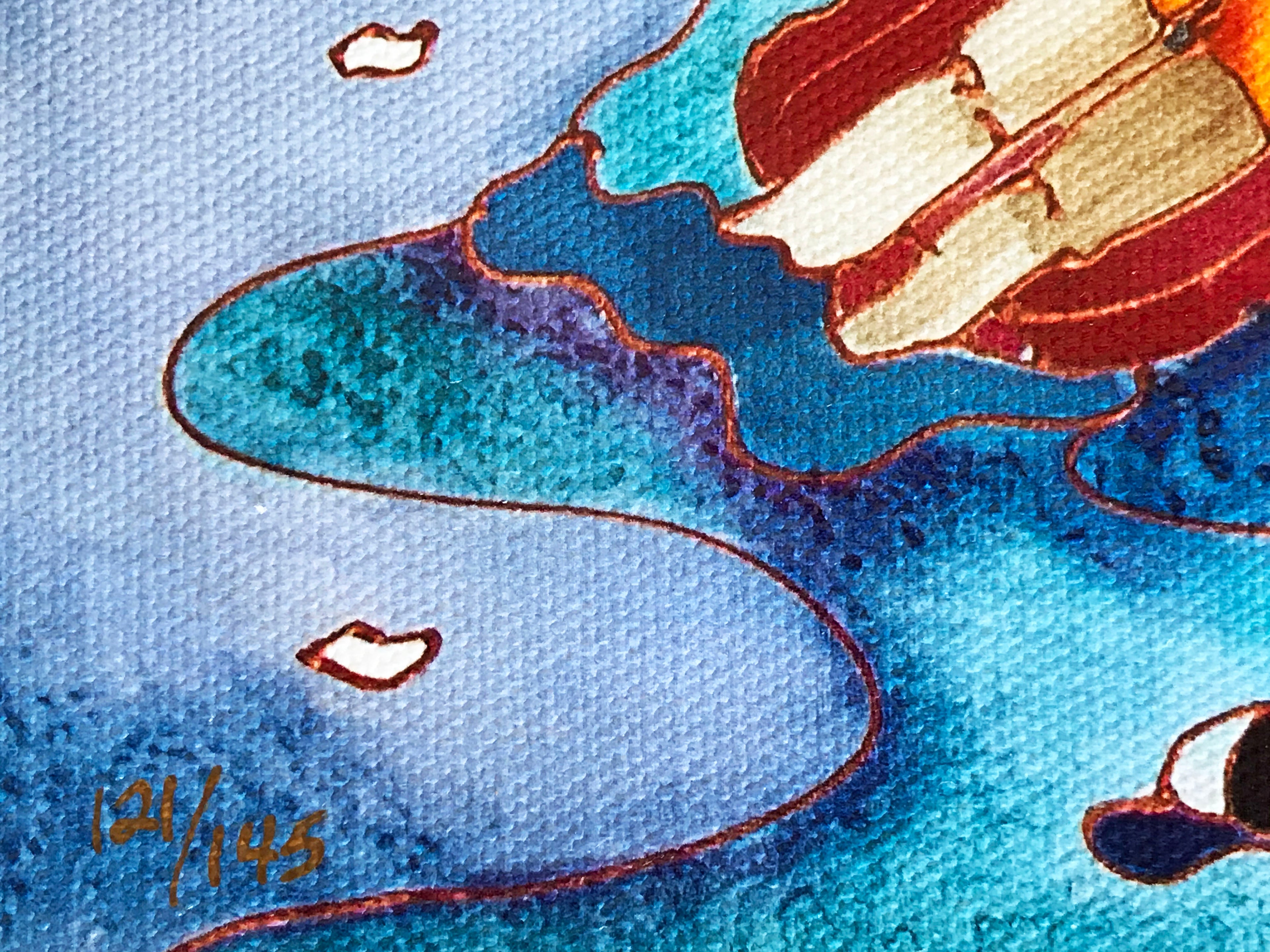 Summer in NYC Linnea Pergola Canvas Giclée Print Artist Hand Signed and Numbered