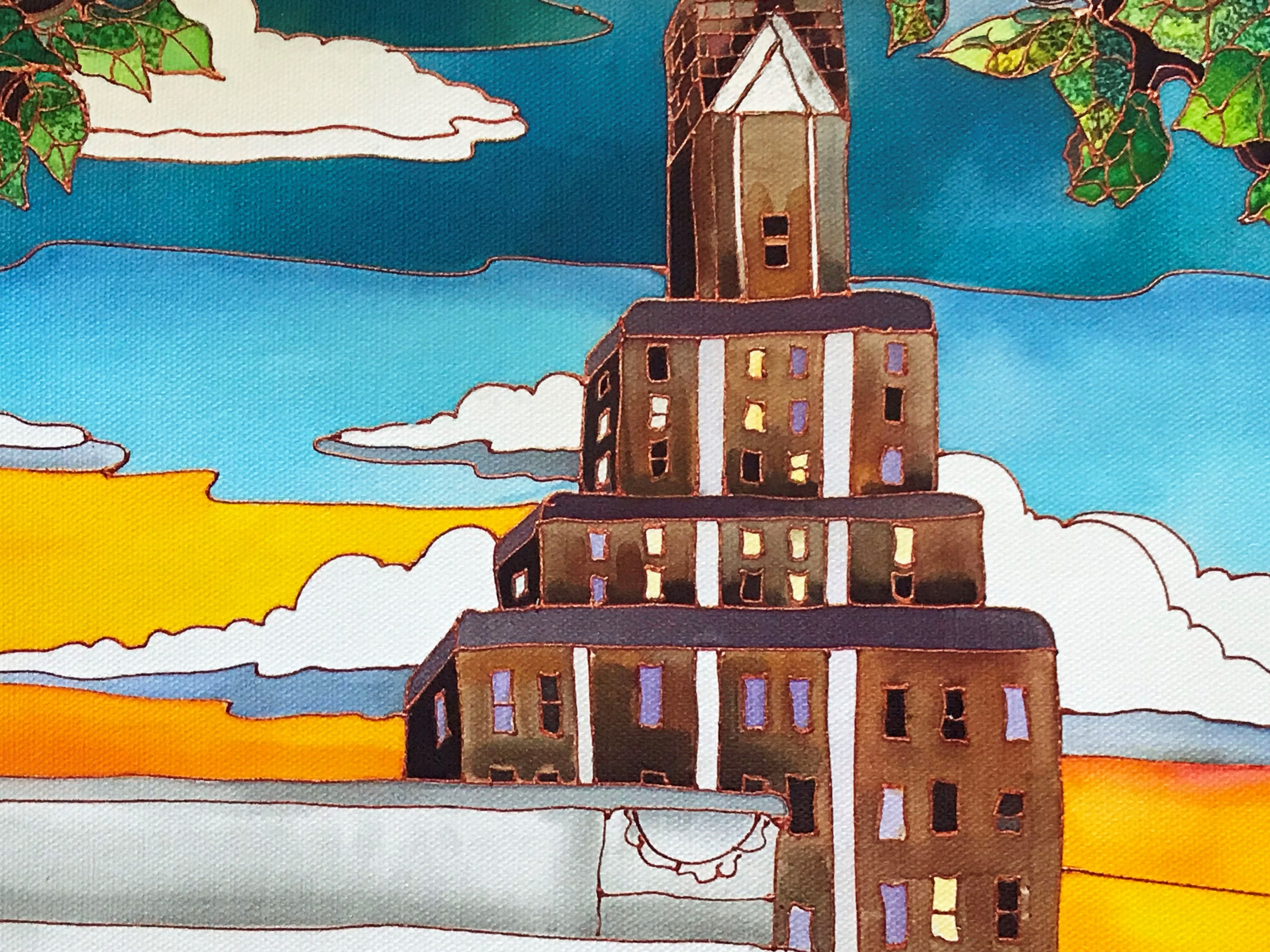 Summer in NYC Linnea Pergola Canvas Giclée Print Artist Hand Signed and Numbered