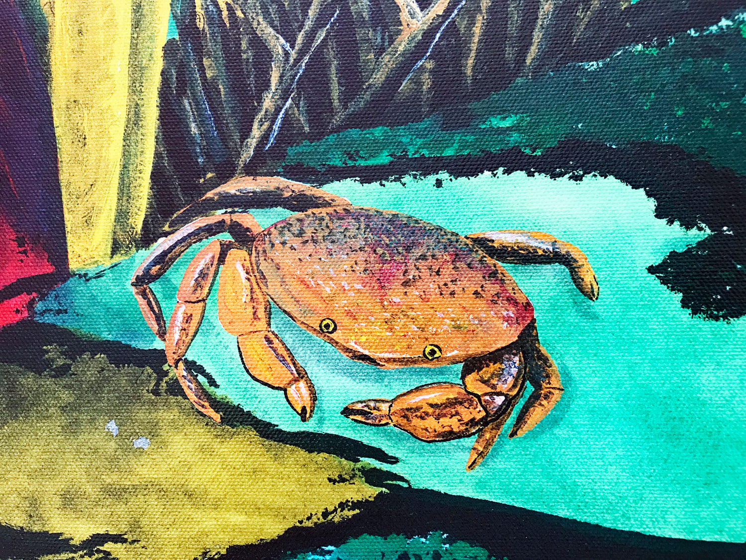 Coral Reef Life Wyland and Tracy Taylor Canvas Giclée Diptych Print Artist Hand Signed and Numbered