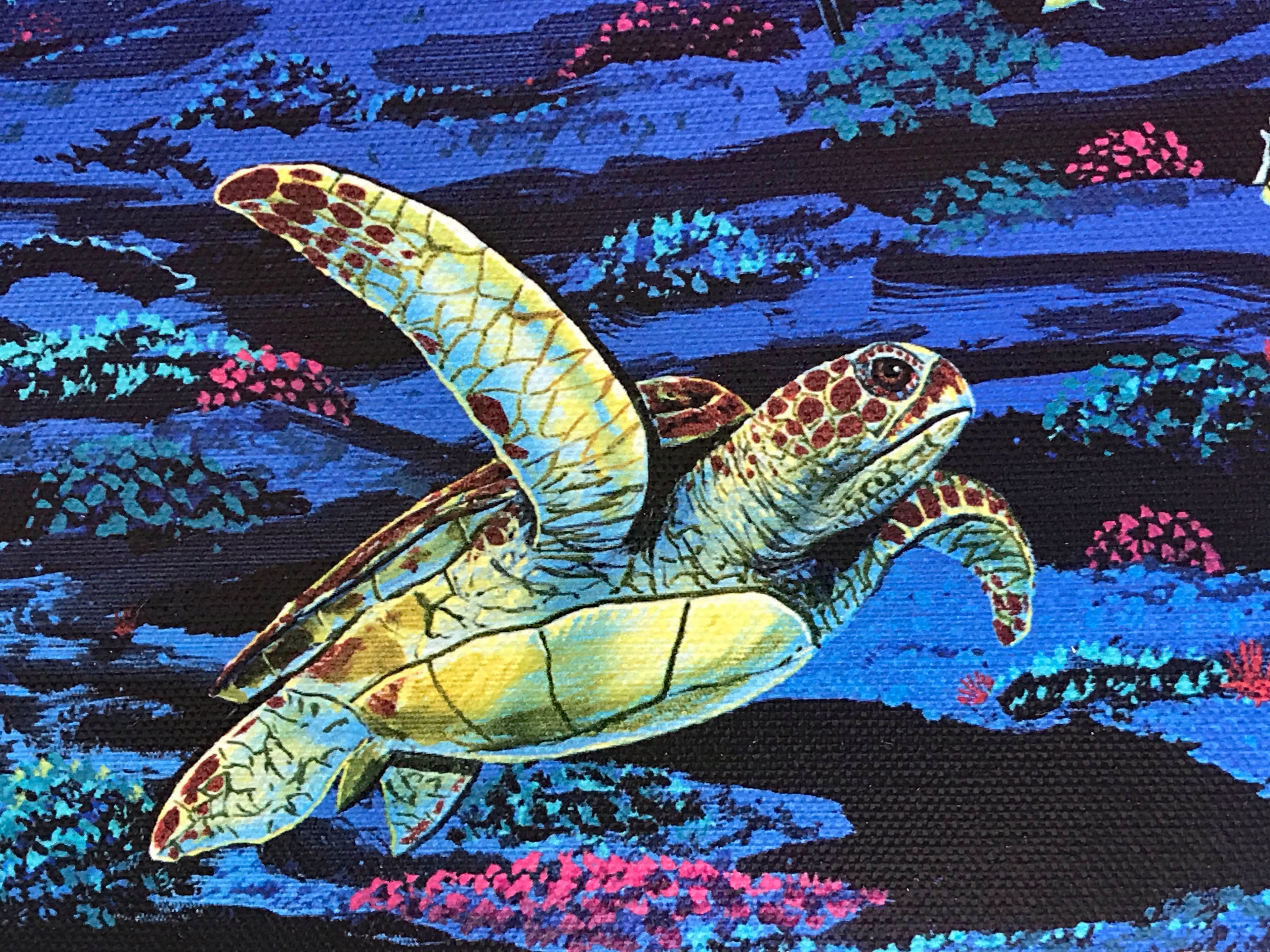 The Living Sea Wyland Canvas Giclée Print Artist Hand Signed and Numbered