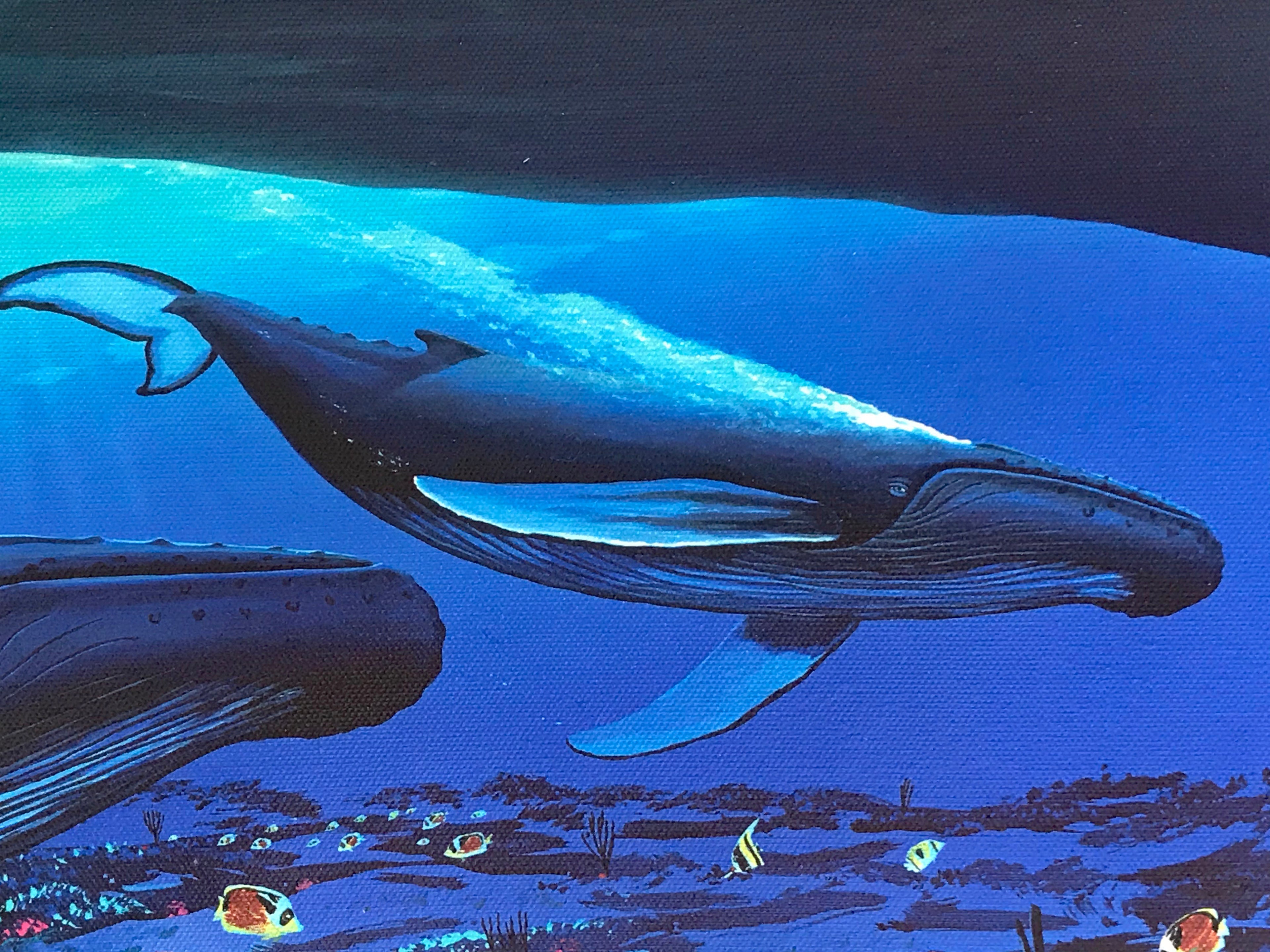 The Living Sea Wyland Canvas Giclée Print Artist Hand Signed and Numbered