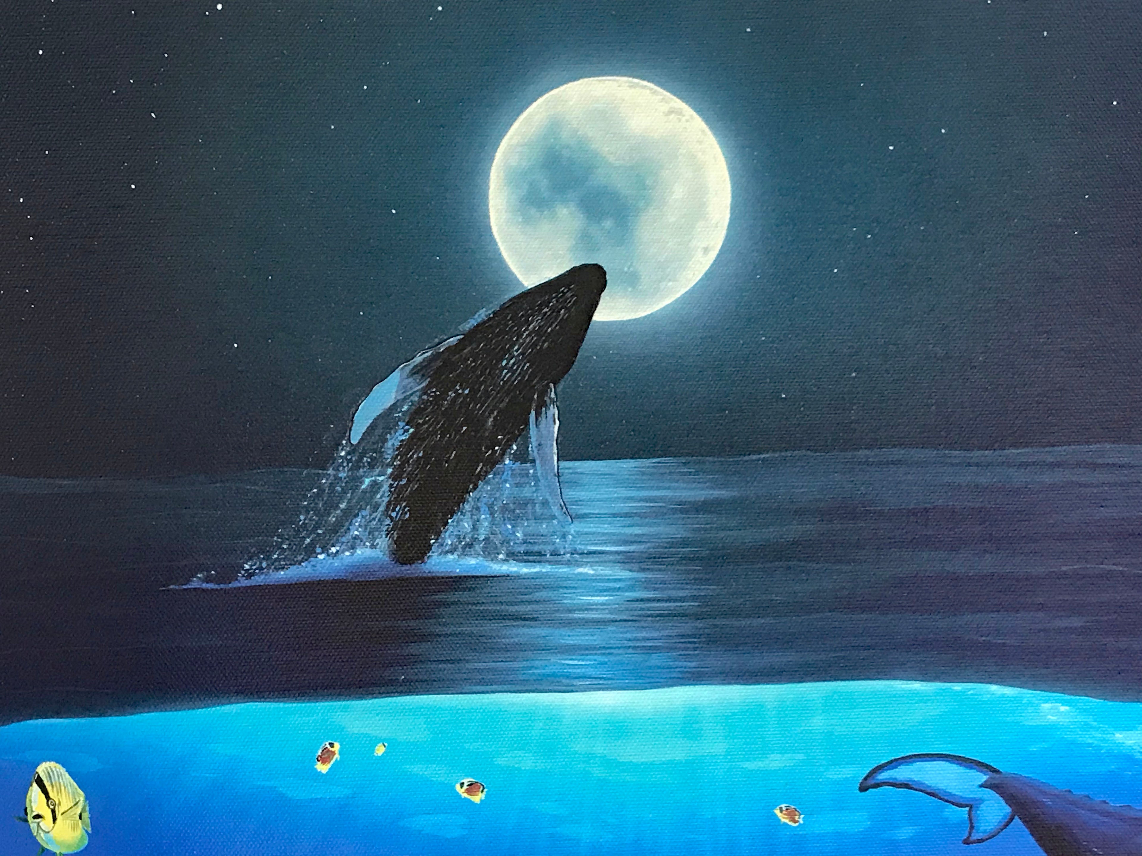 The Living Sea Wyland Canvas Giclée Print Artist Hand Signed and Numbered