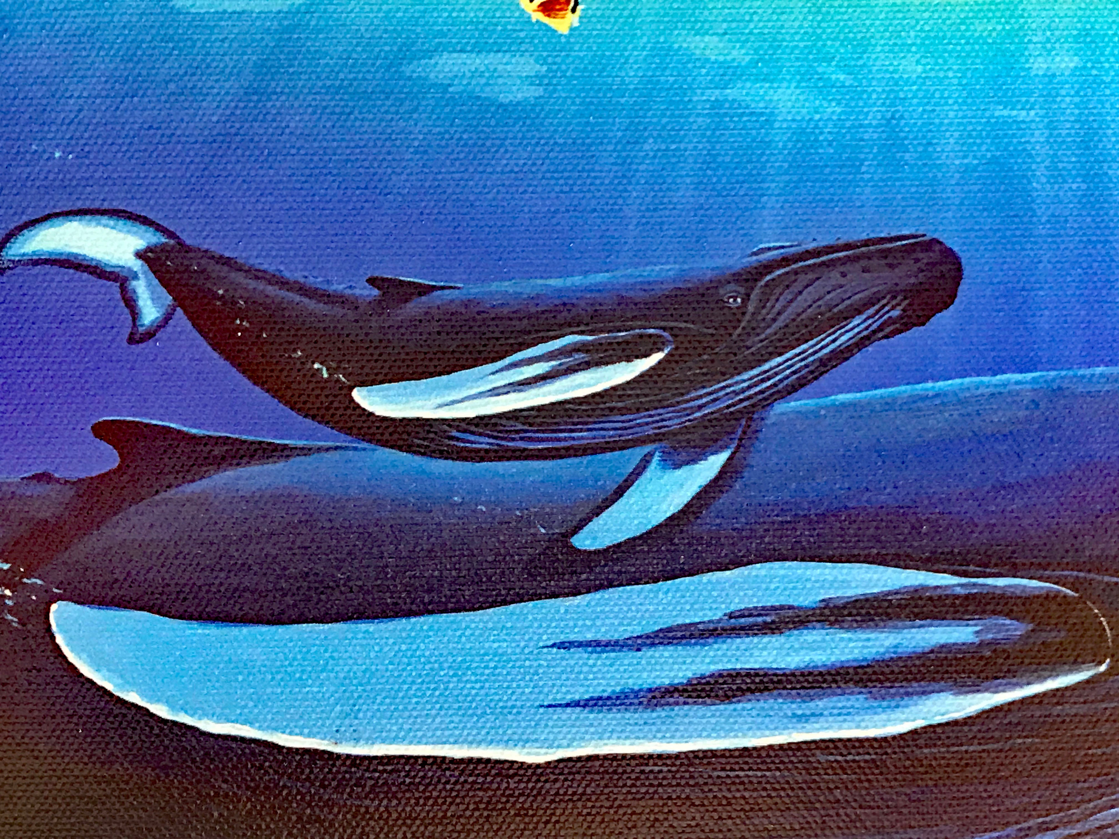 The Living Sea Wyland Canvas Giclée Print Artist Hand Signed and Numbered