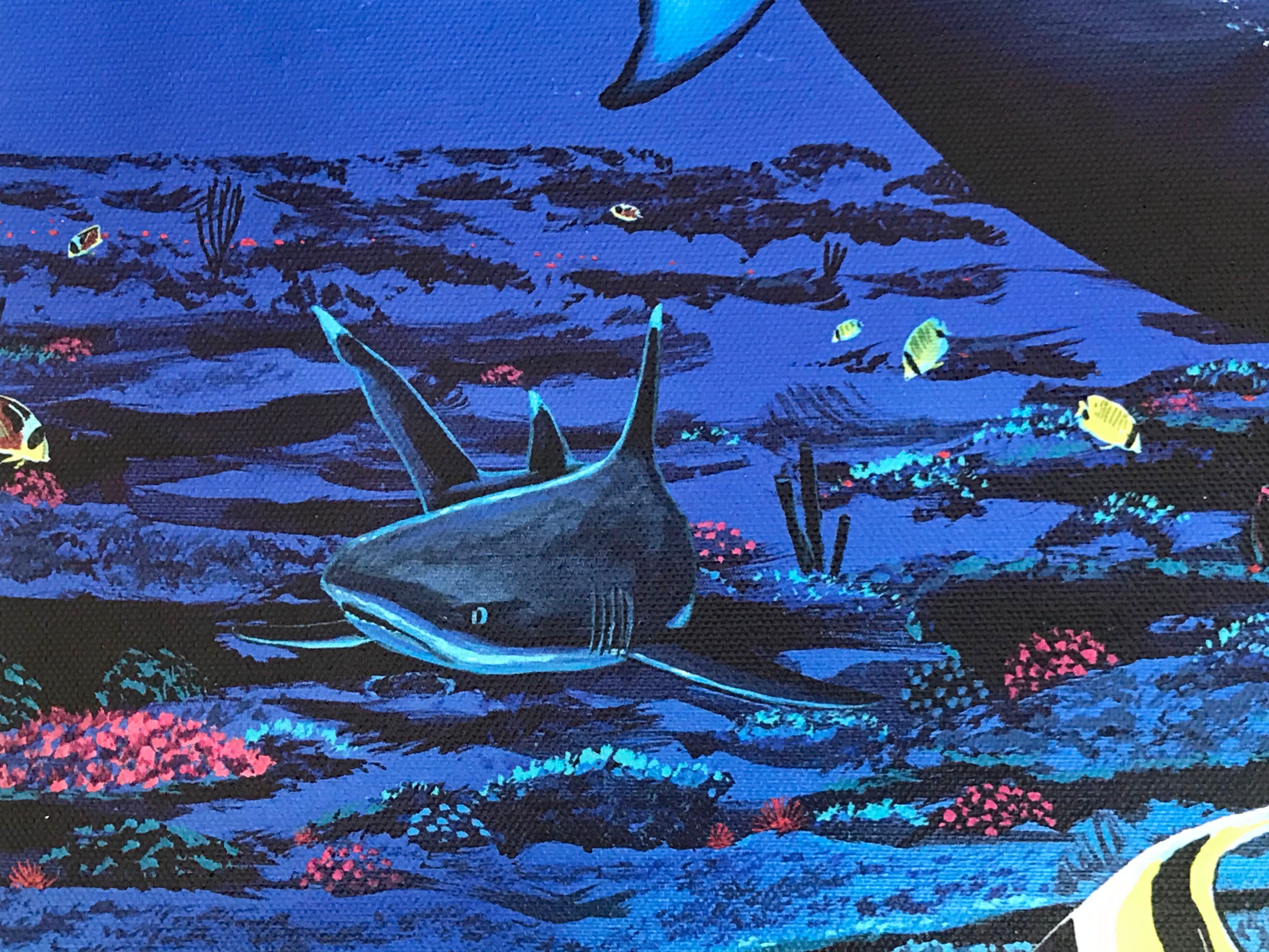 The Living Sea Wyland Canvas Giclée Print Artist Hand Signed and Numbered