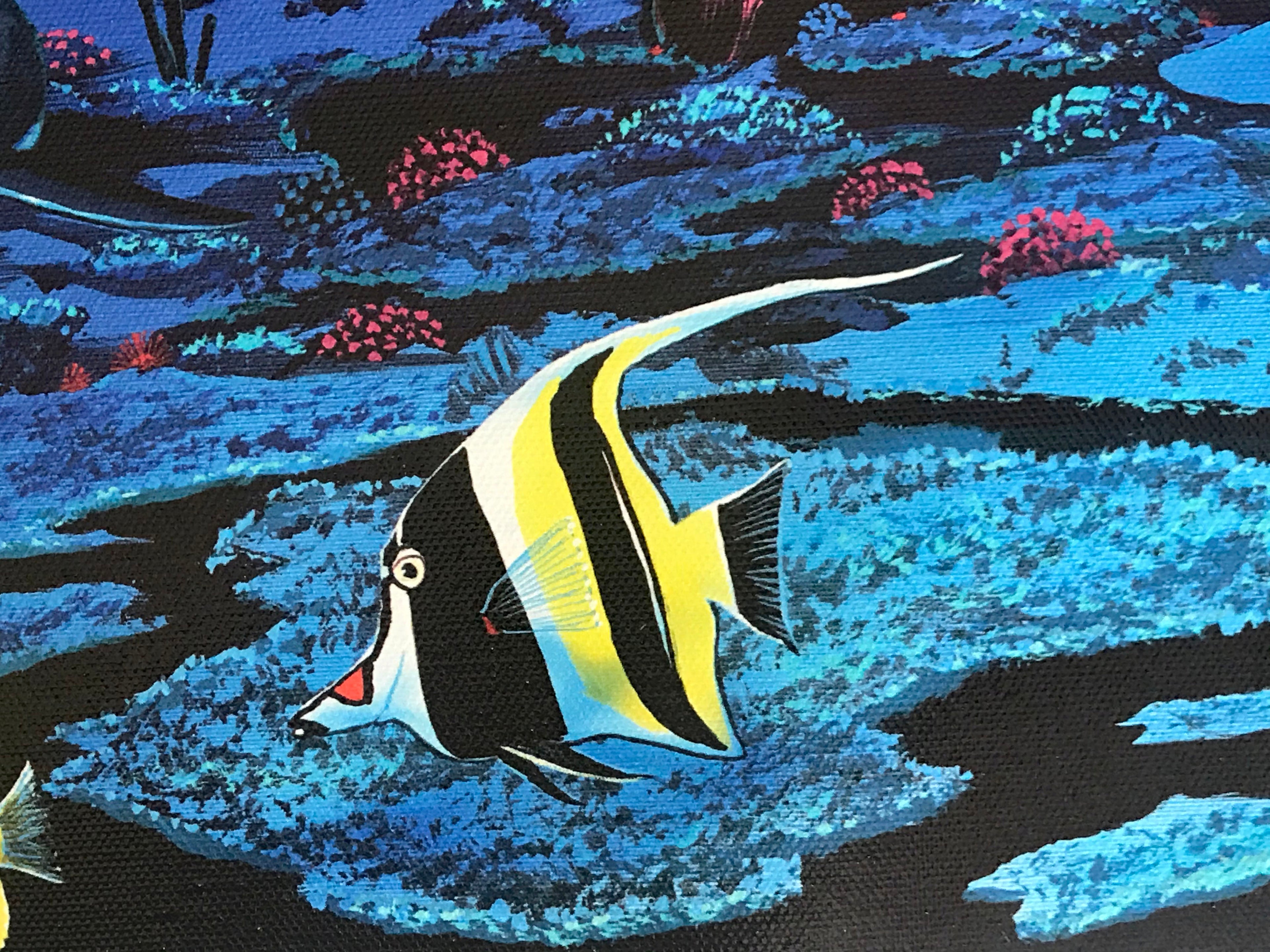 The Living Sea Wyland Canvas Giclée Print Artist Hand Signed and Numbered