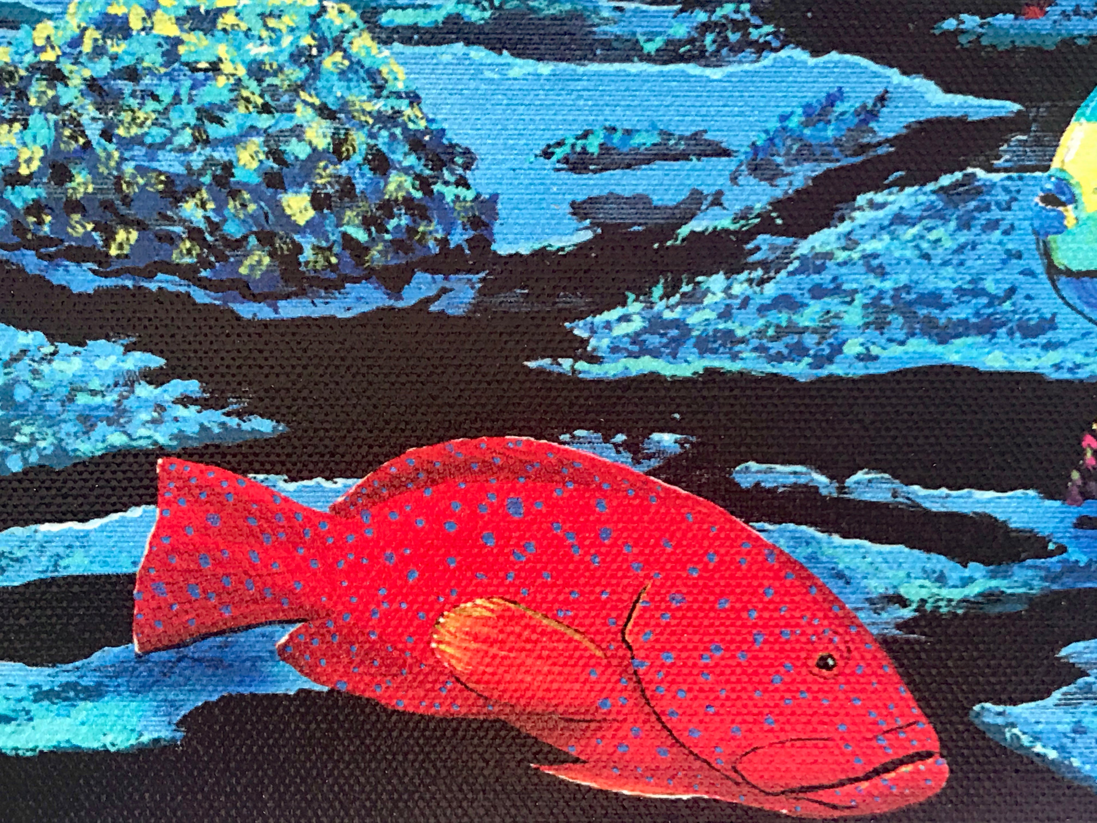 The Living Sea Wyland Canvas Giclée Print Artist Hand Signed and Numbered